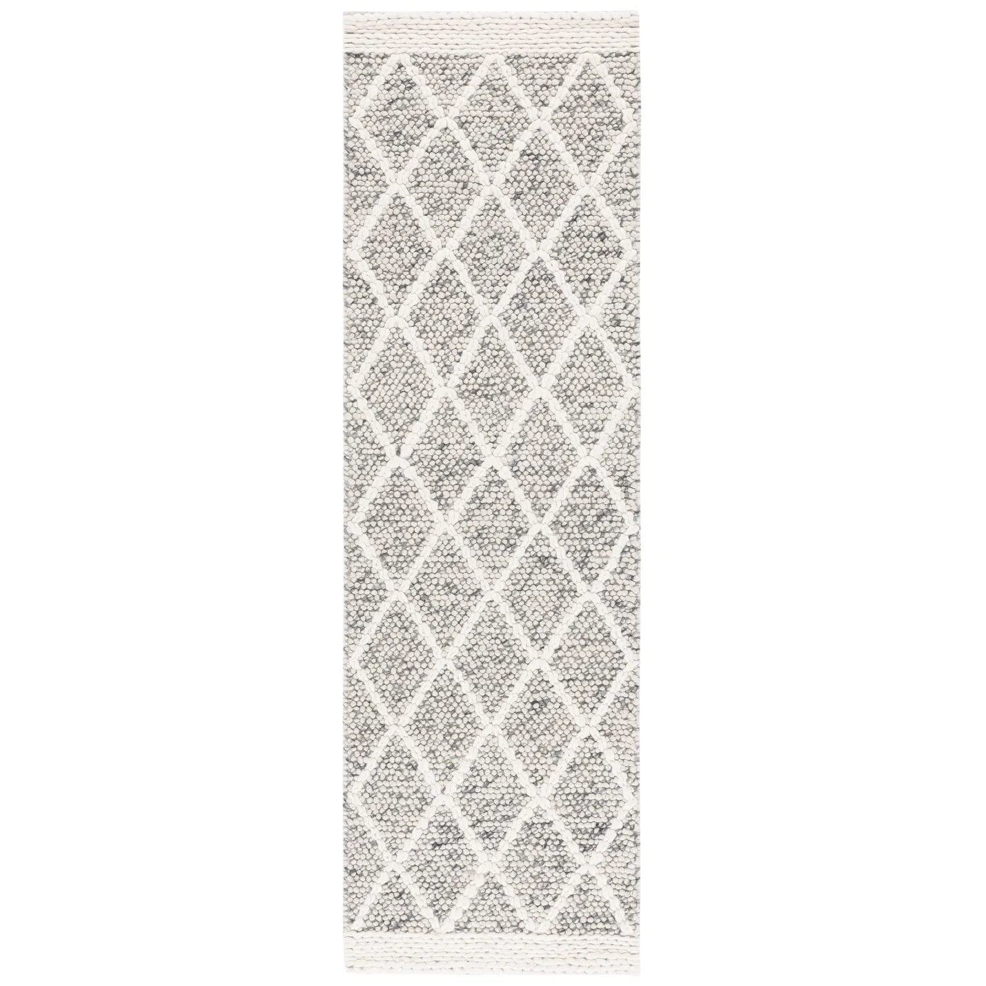 SAFAVIEH Handmade Natura Nigara Farmhouse Trellis Wool Rug