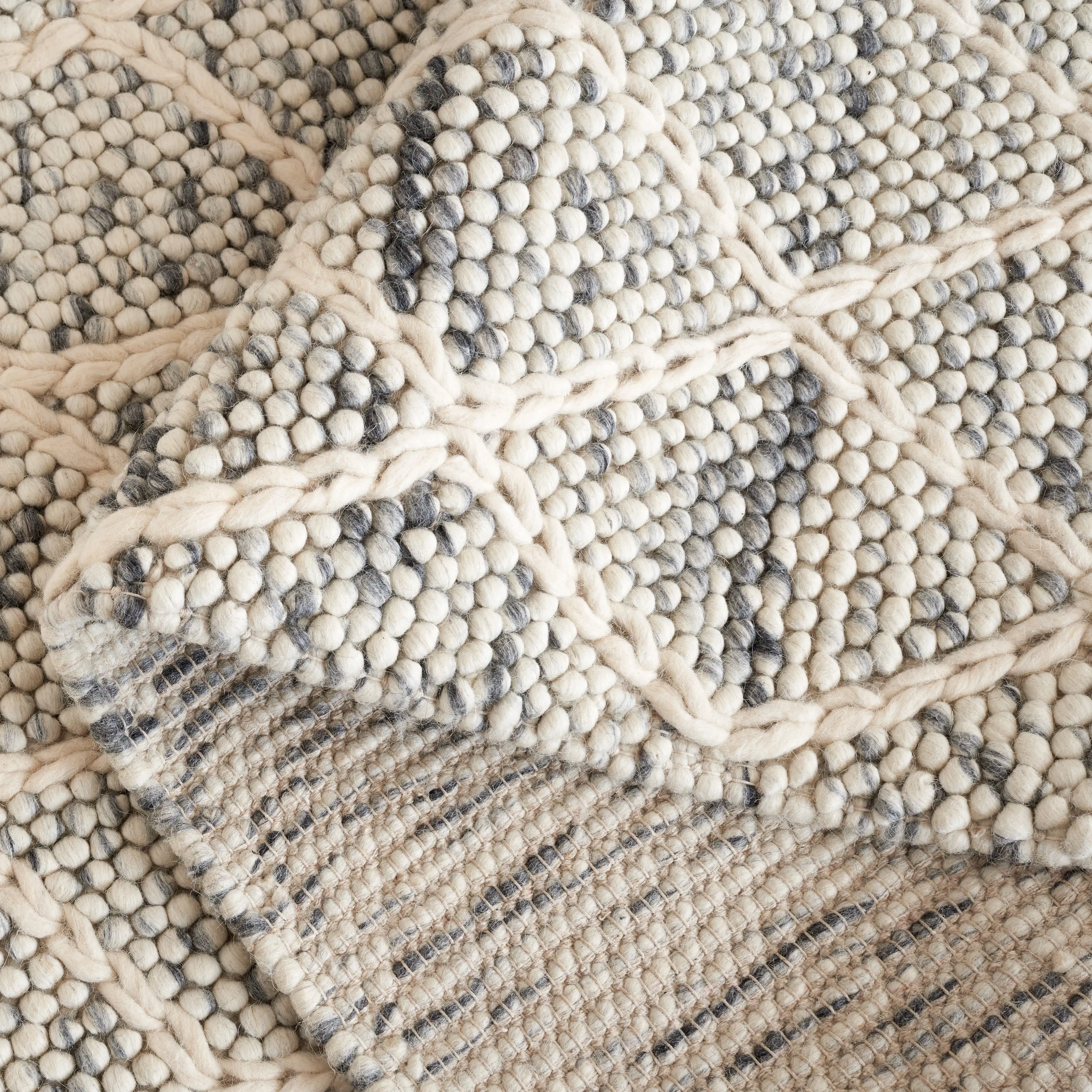 SAFAVIEH Handmade Natura Nigara Farmhouse Trellis Wool Rug