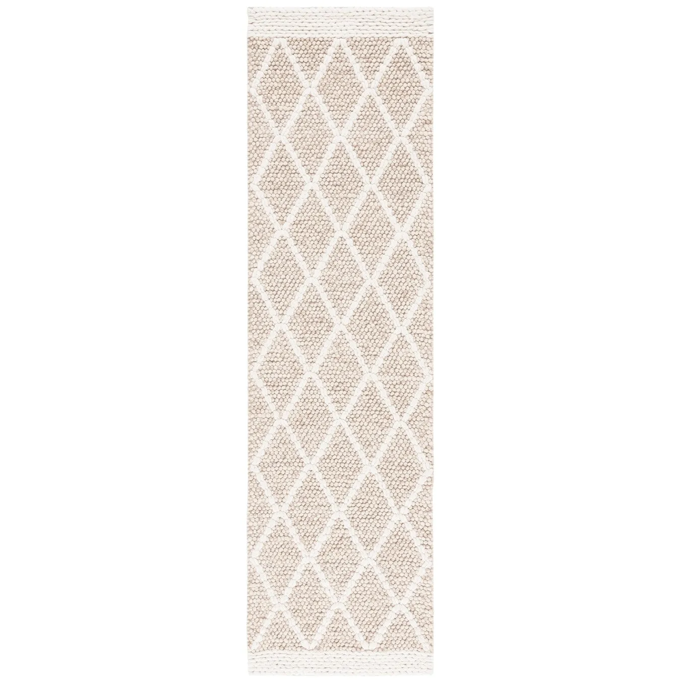 SAFAVIEH Handmade Natura Nigara Farmhouse Trellis Wool Rug