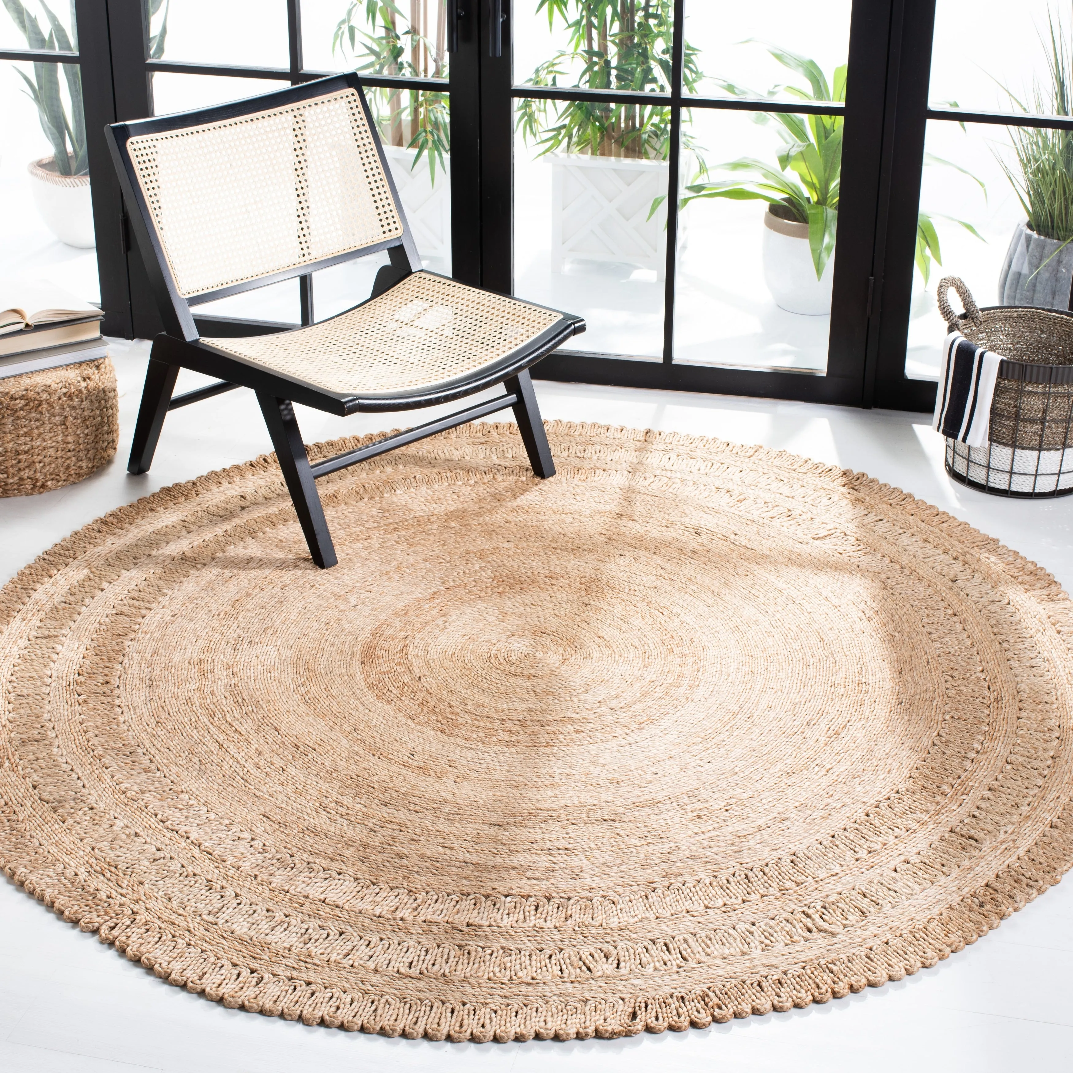 SAFAVIEH Handmade Natural Fiber Adalynn Farmhouse Rug