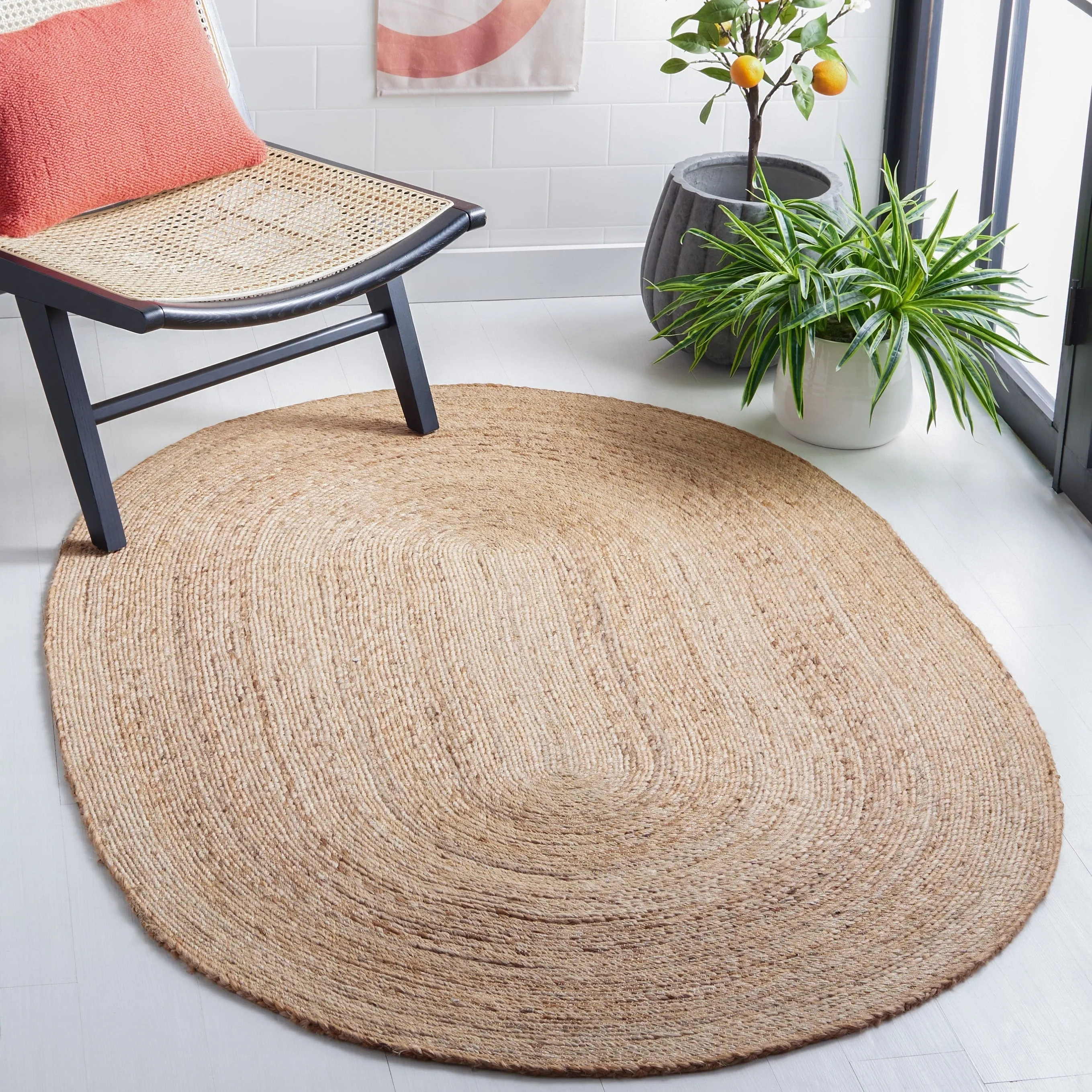 SAFAVIEH Handmade Natural Fiber Diya Casual Jute Rug