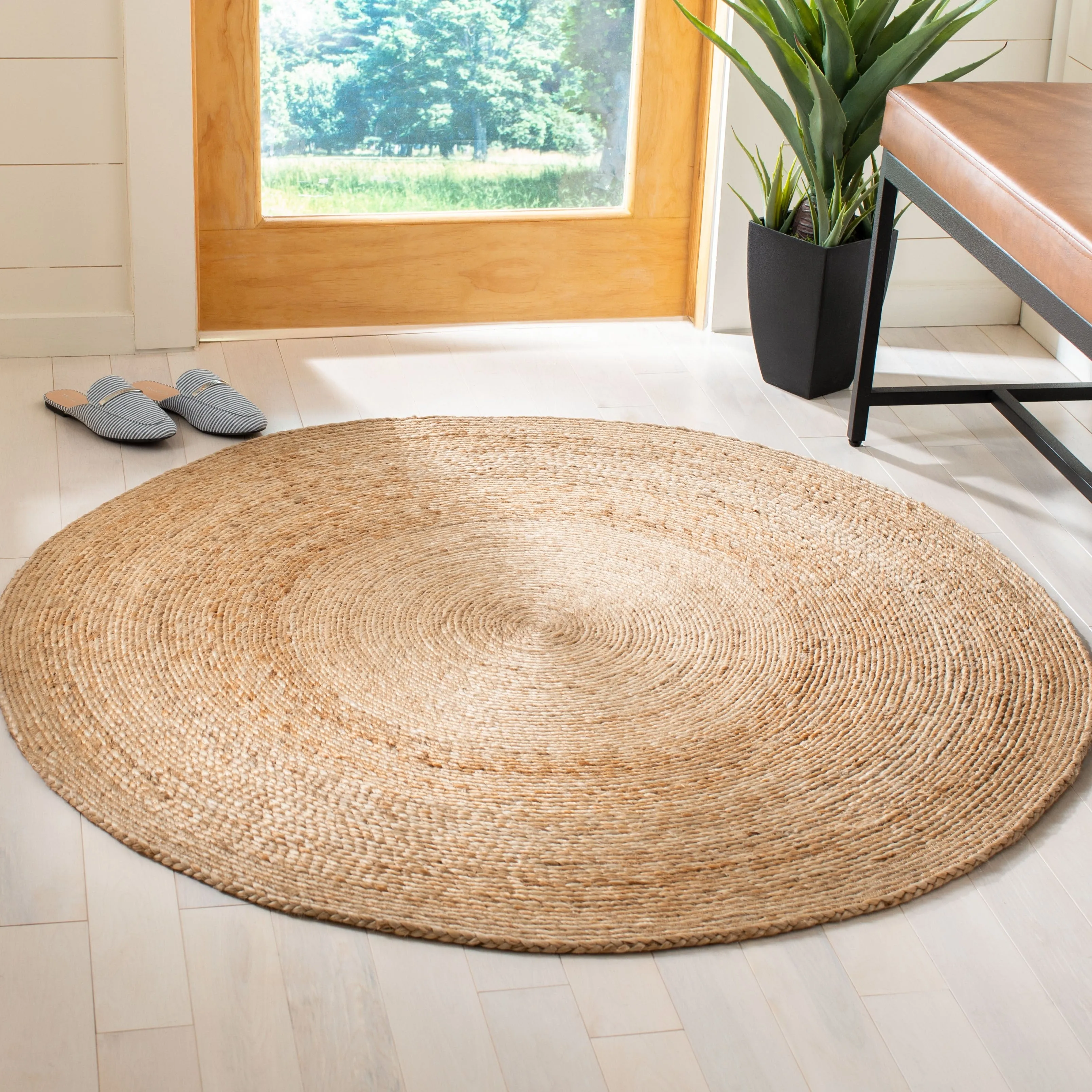 SAFAVIEH Handmade Natural Fiber Diya Casual Jute Rug