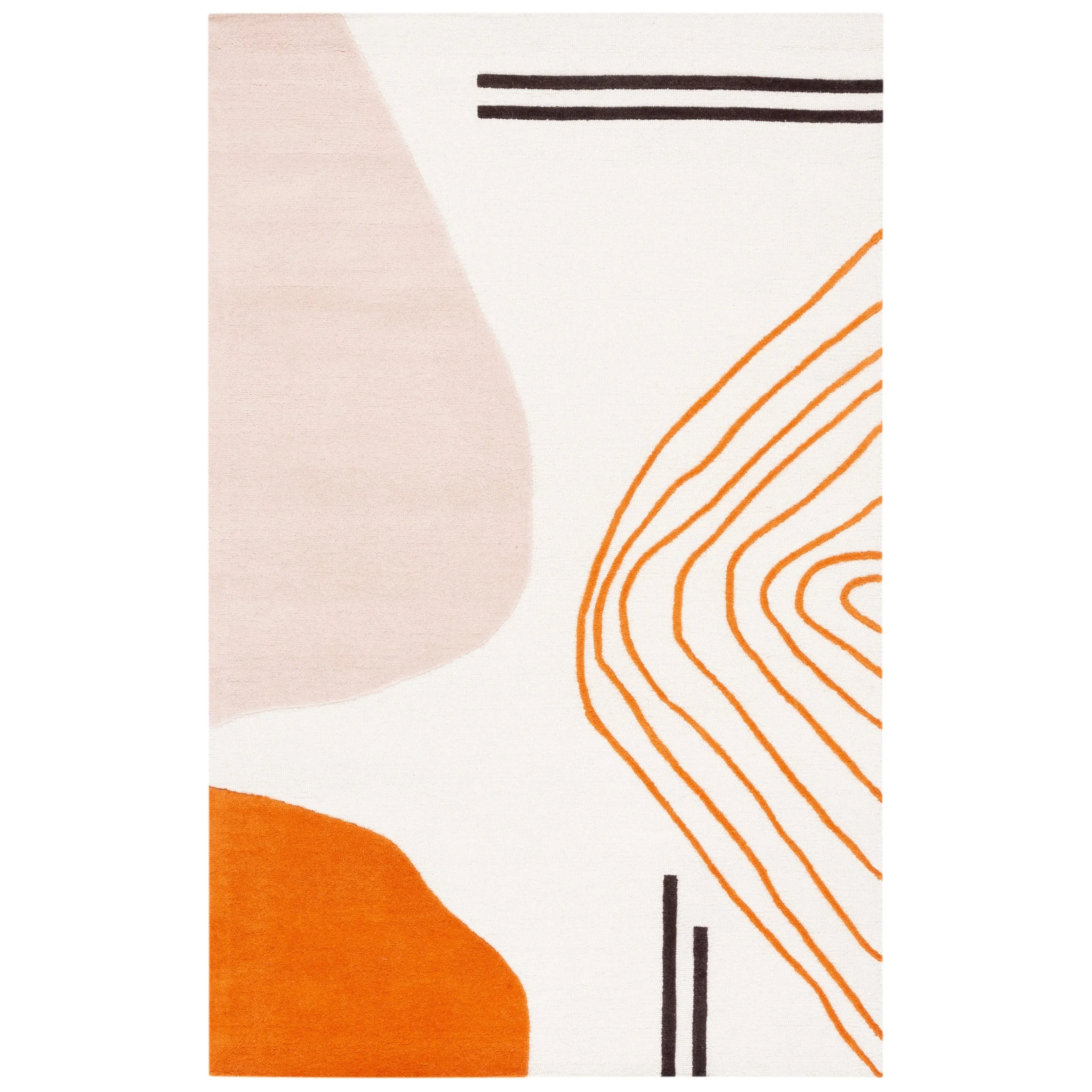 SAFAVIEH Handmade Rodeo Drive Abigayle Mid-Century Modern Wool Rug