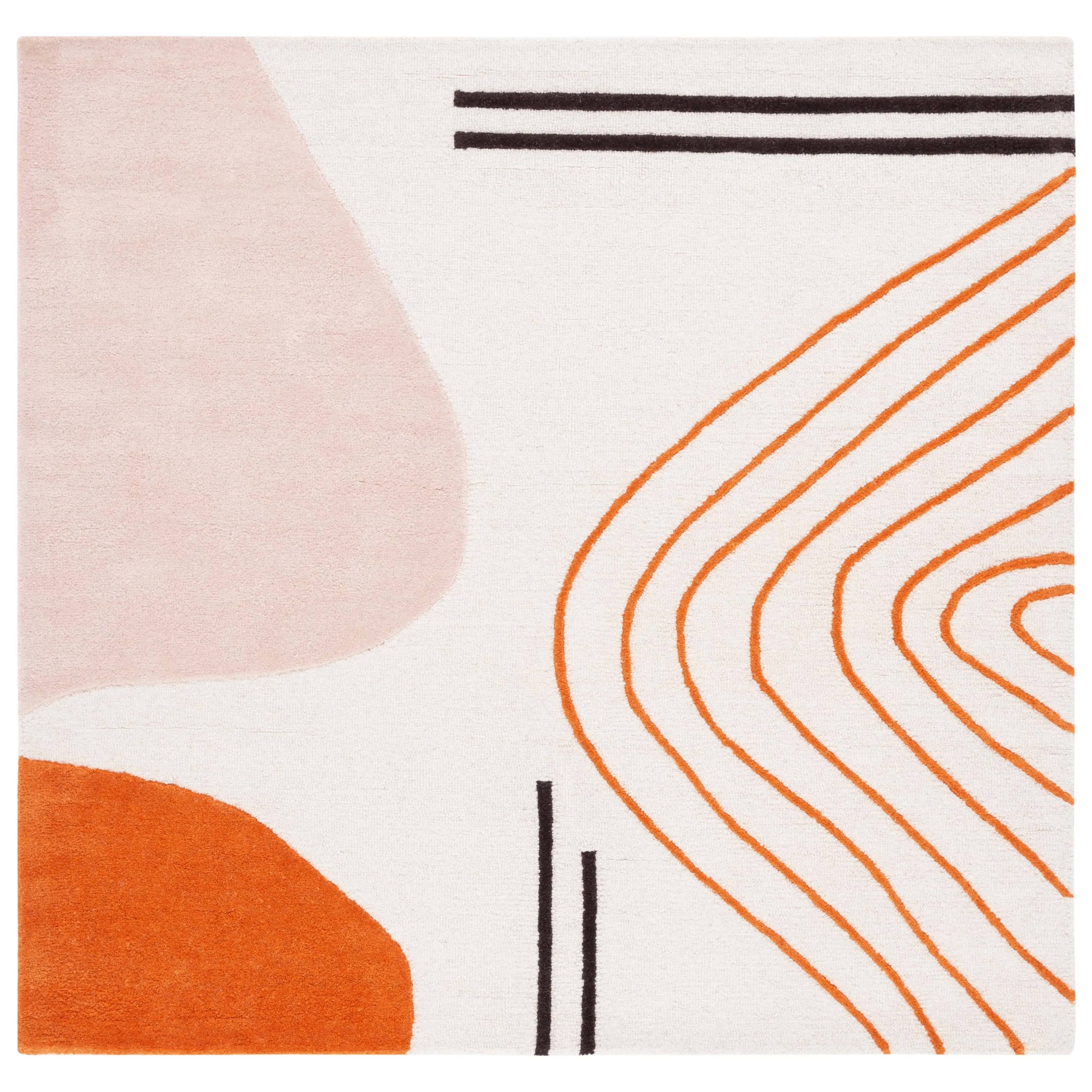 SAFAVIEH Handmade Rodeo Drive Abigayle Mid-Century Modern Wool Rug
