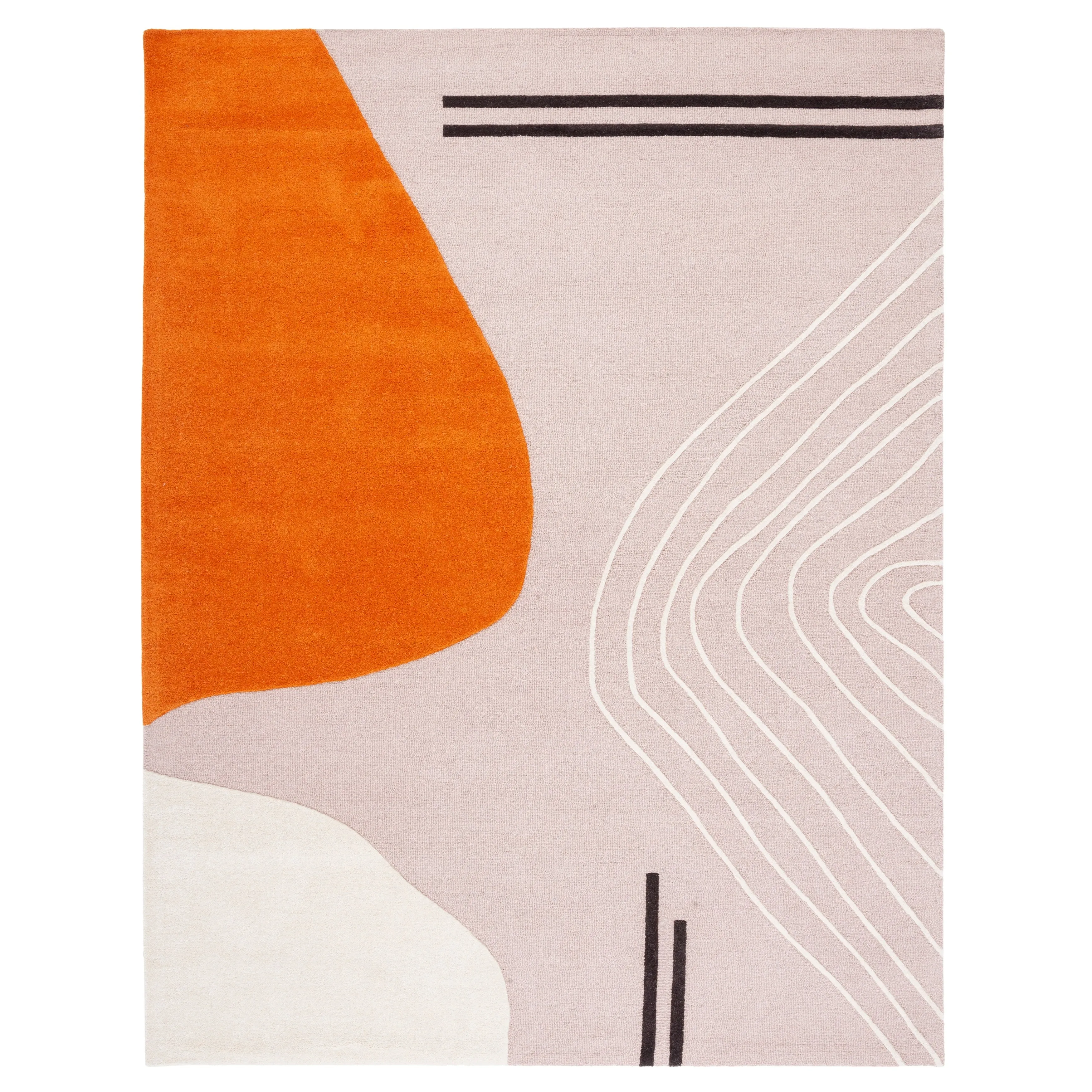 SAFAVIEH Handmade Rodeo Drive Abigayle Mid-Century Modern Wool Rug