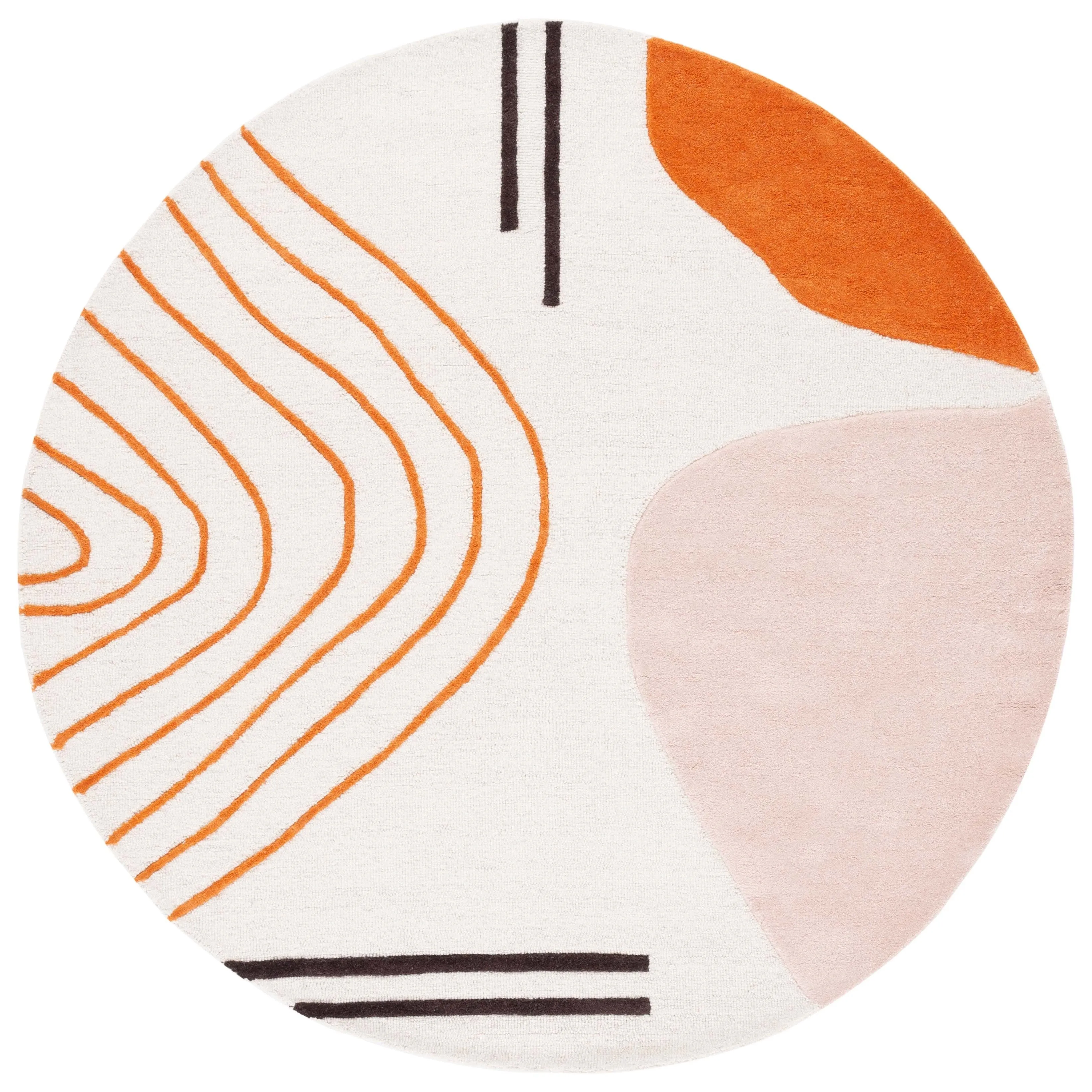 SAFAVIEH Handmade Rodeo Drive Abigayle Mid-Century Modern Wool Rug