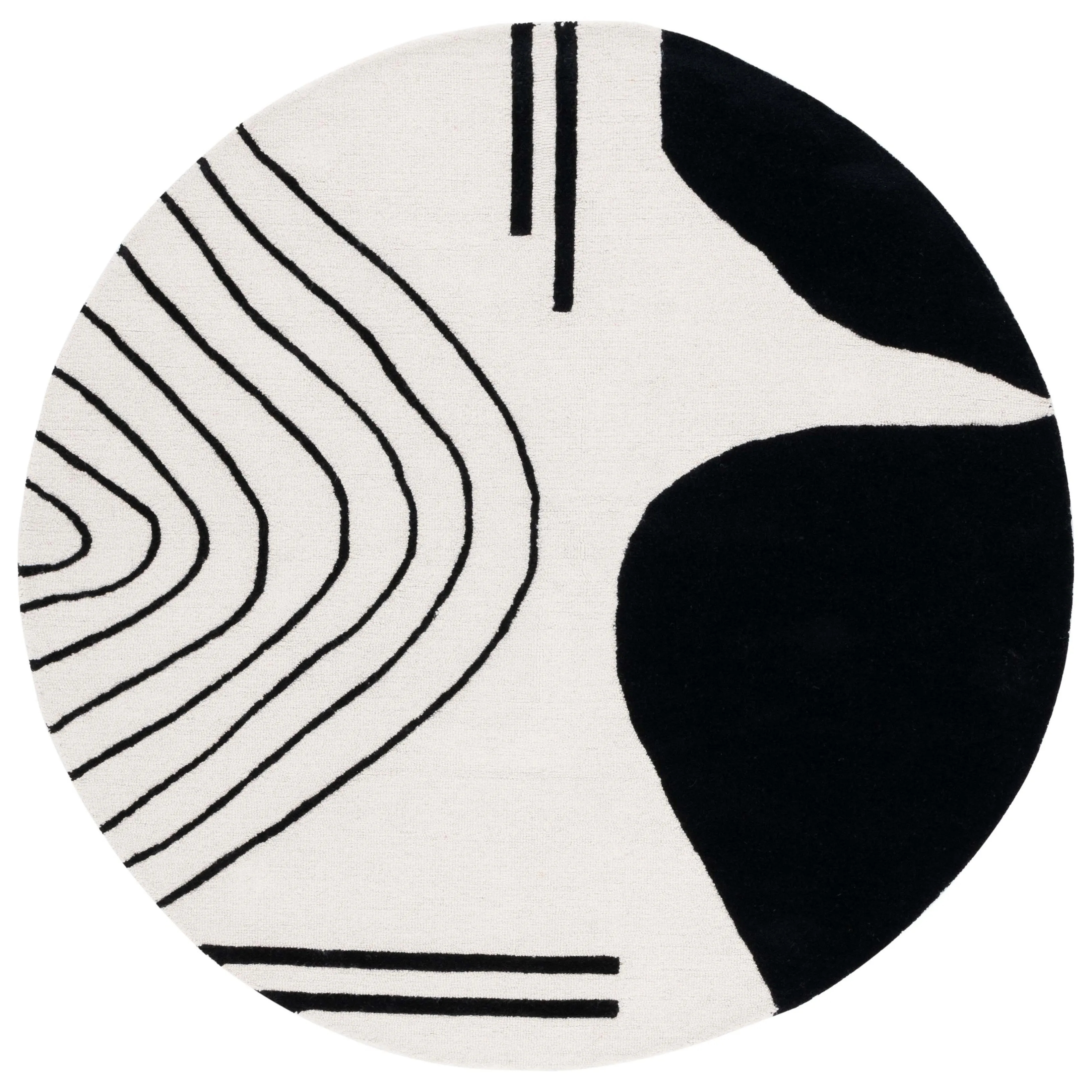 SAFAVIEH Handmade Rodeo Drive Abigayle Mid-Century Modern Wool Rug
