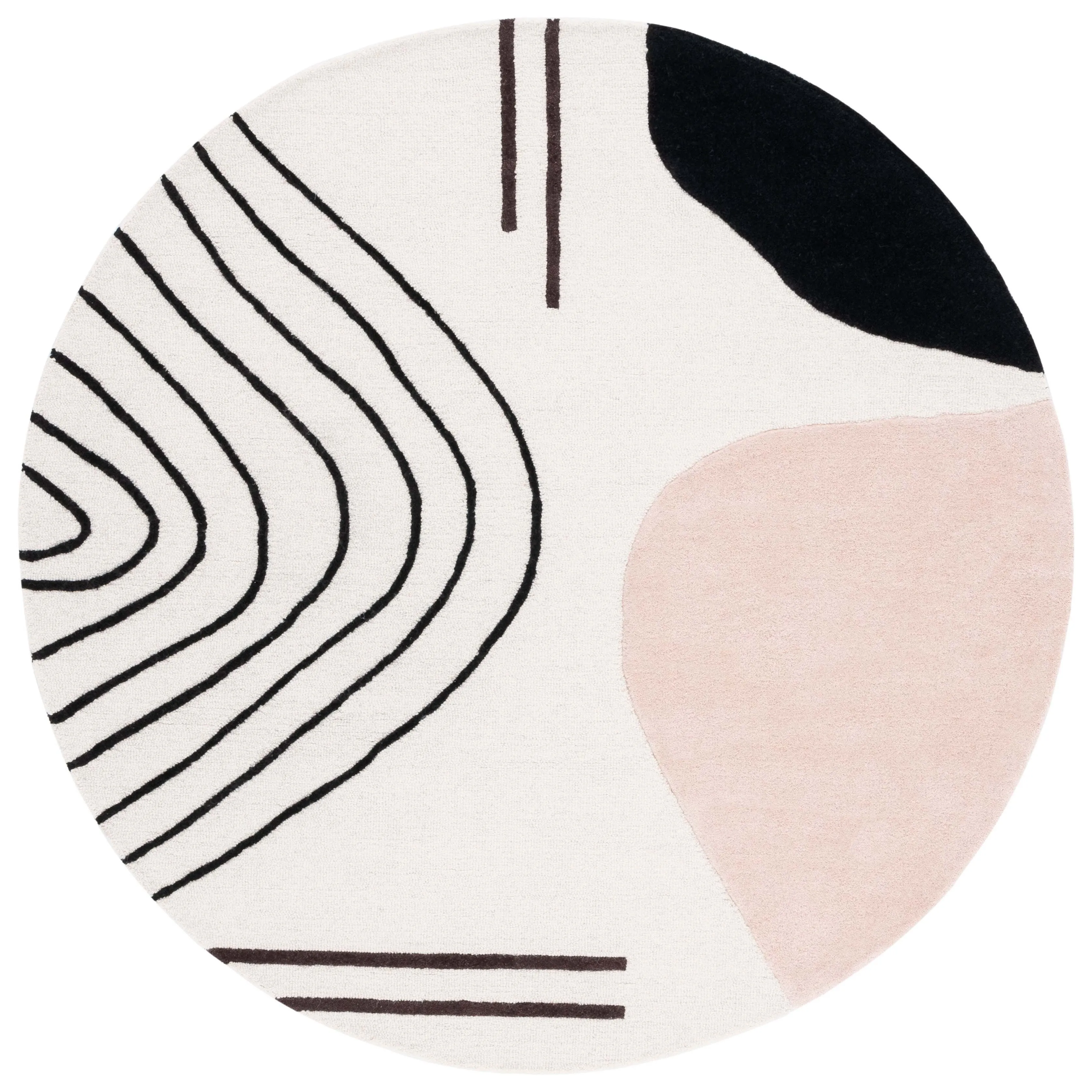 SAFAVIEH Handmade Rodeo Drive Abigayle Mid-Century Modern Wool Rug