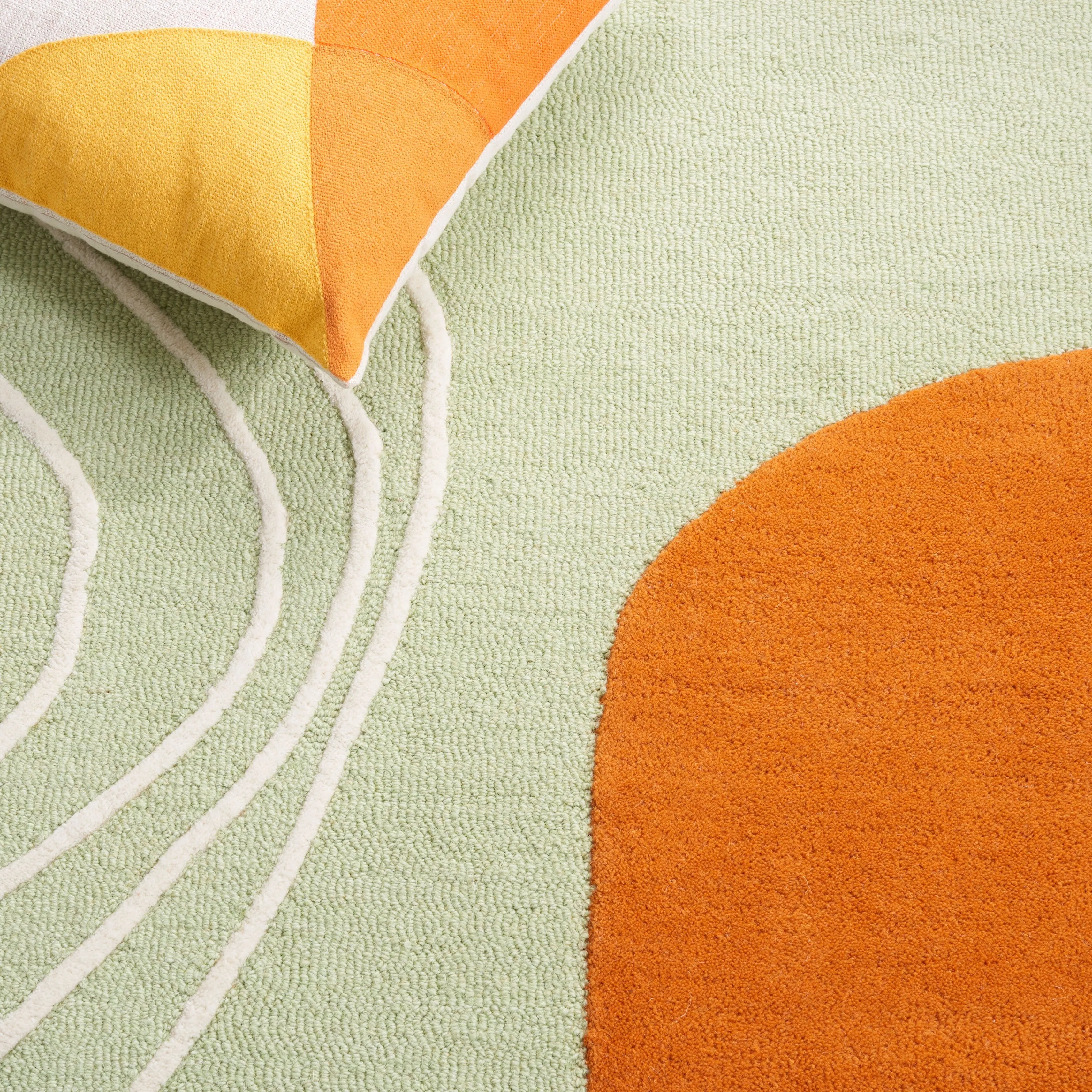 SAFAVIEH Handmade Rodeo Drive Abigayle Mid-Century Modern Wool Rug