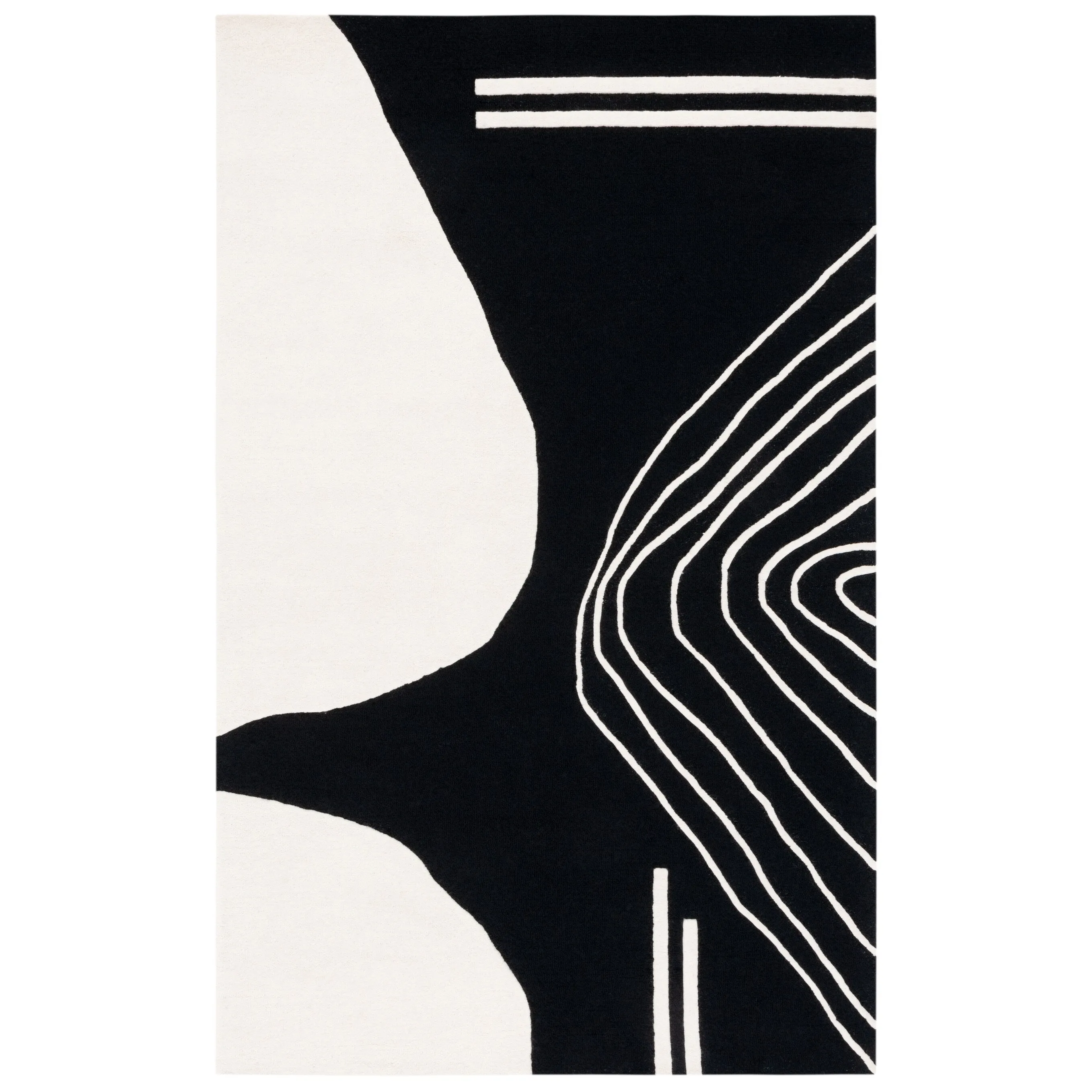 SAFAVIEH Handmade Rodeo Drive Abigayle Mid-Century Modern Wool Rug