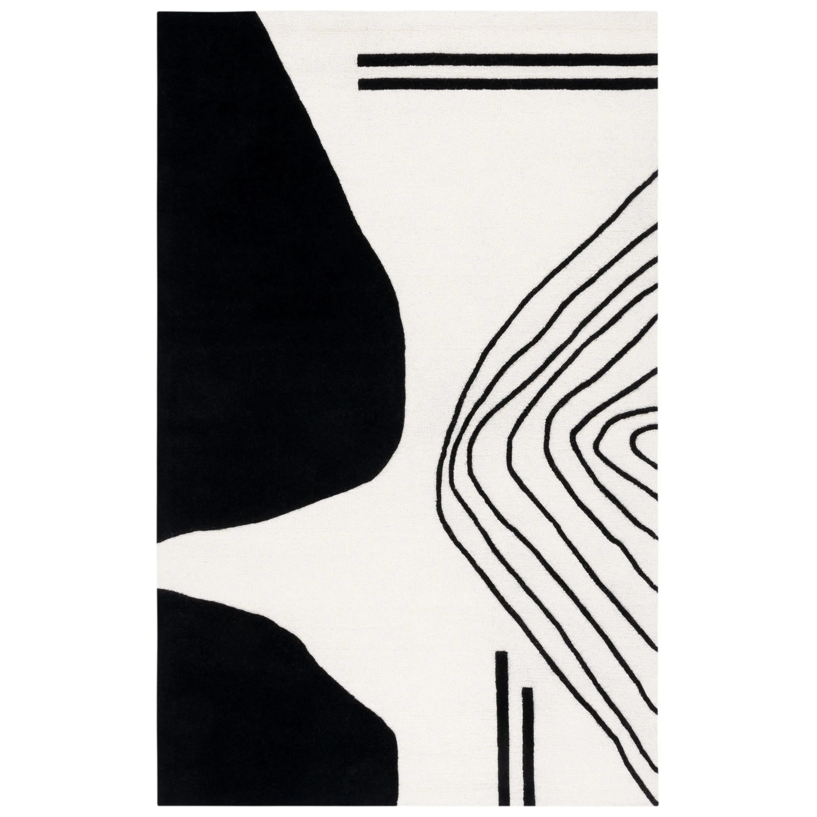 SAFAVIEH Handmade Rodeo Drive Abigayle Mid-Century Modern Wool Rug