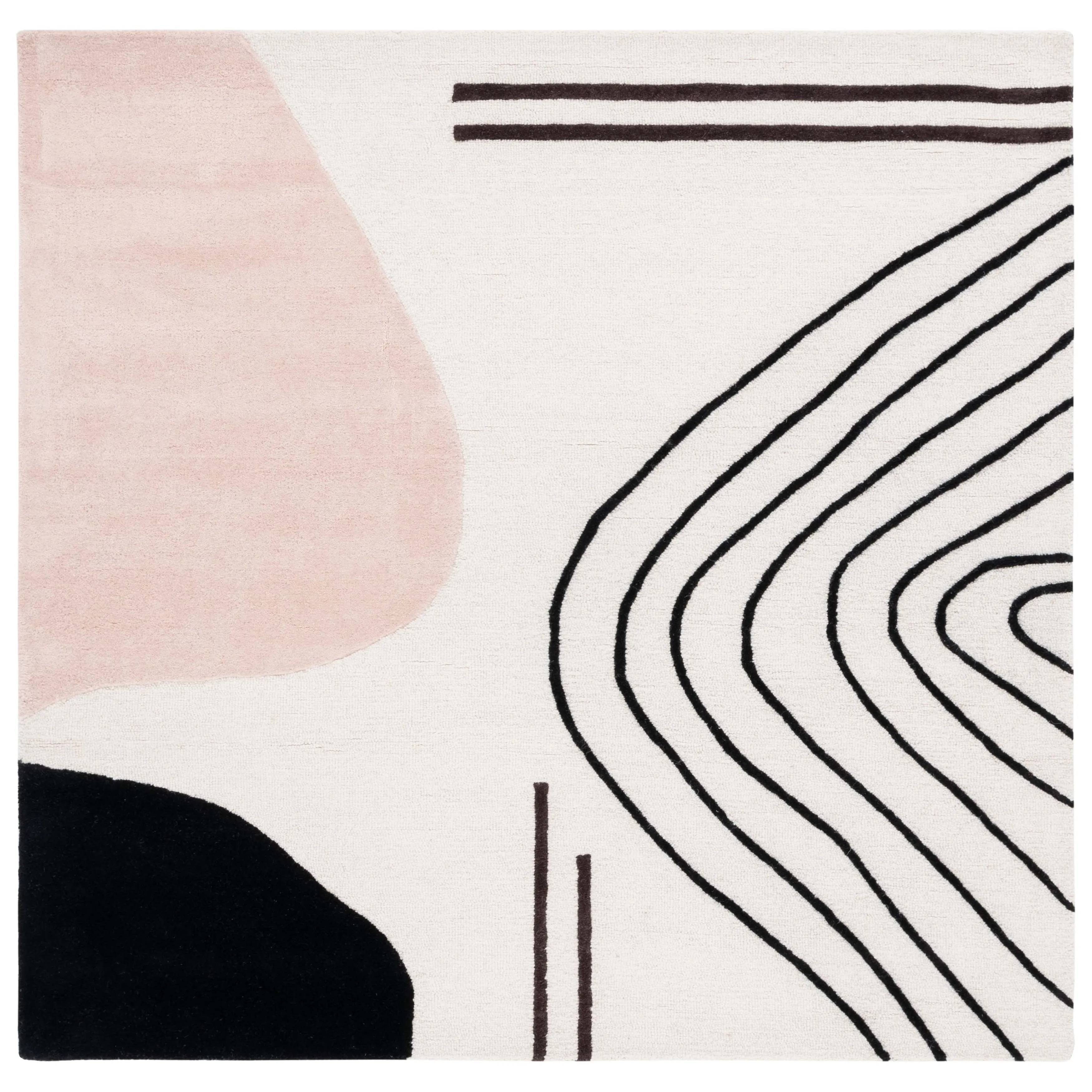 SAFAVIEH Handmade Rodeo Drive Abigayle Mid-Century Modern Wool Rug