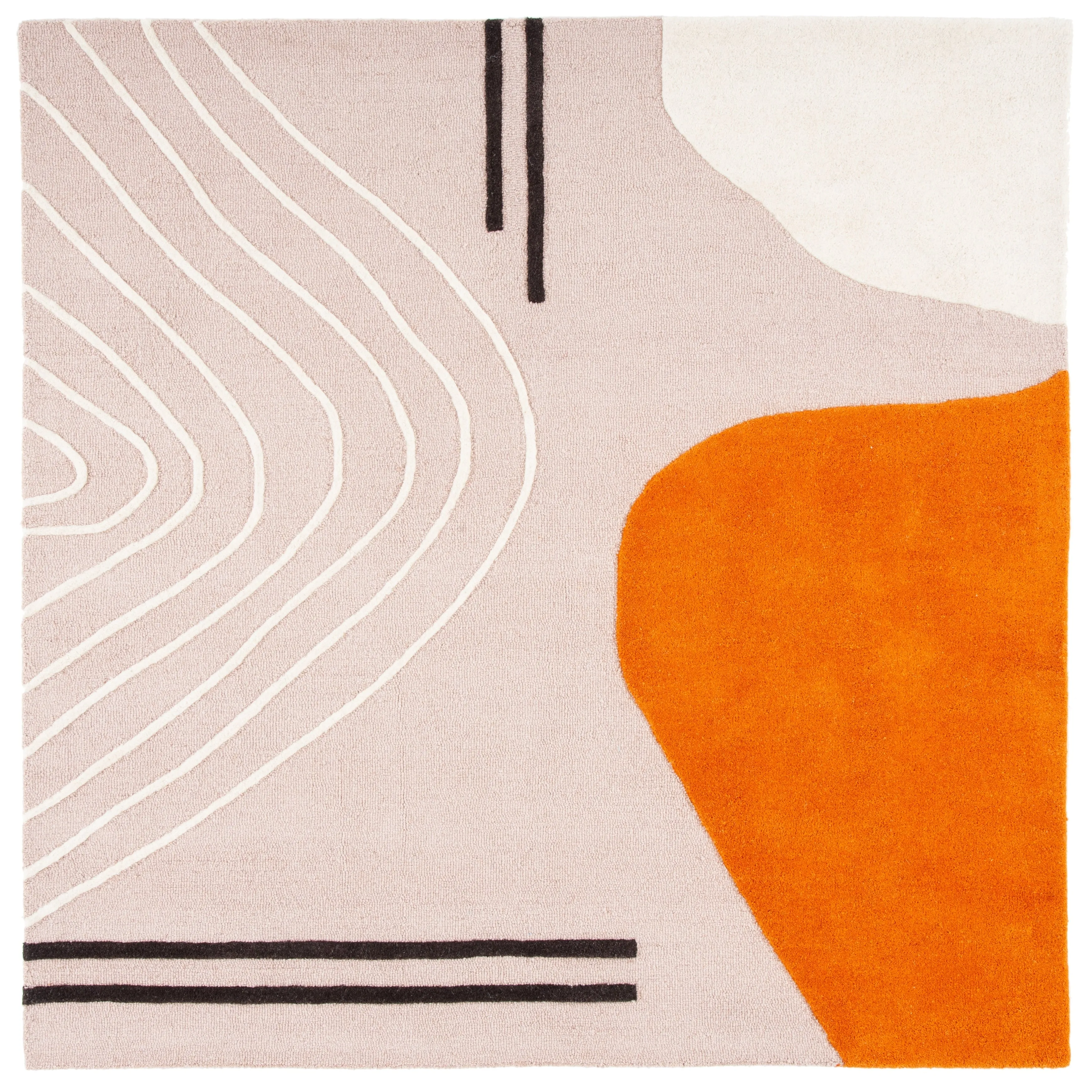SAFAVIEH Handmade Rodeo Drive Abigayle Mid-Century Modern Wool Rug