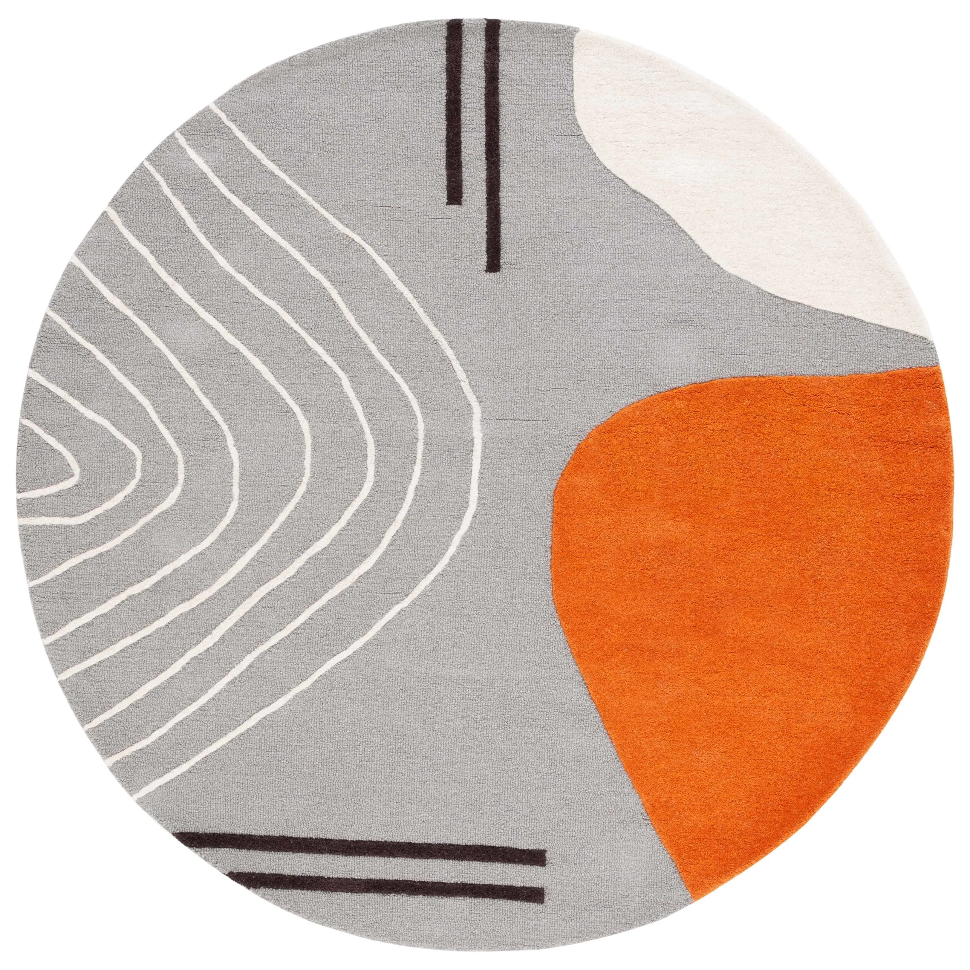 SAFAVIEH Handmade Rodeo Drive Abigayle Mid-Century Modern Wool Rug