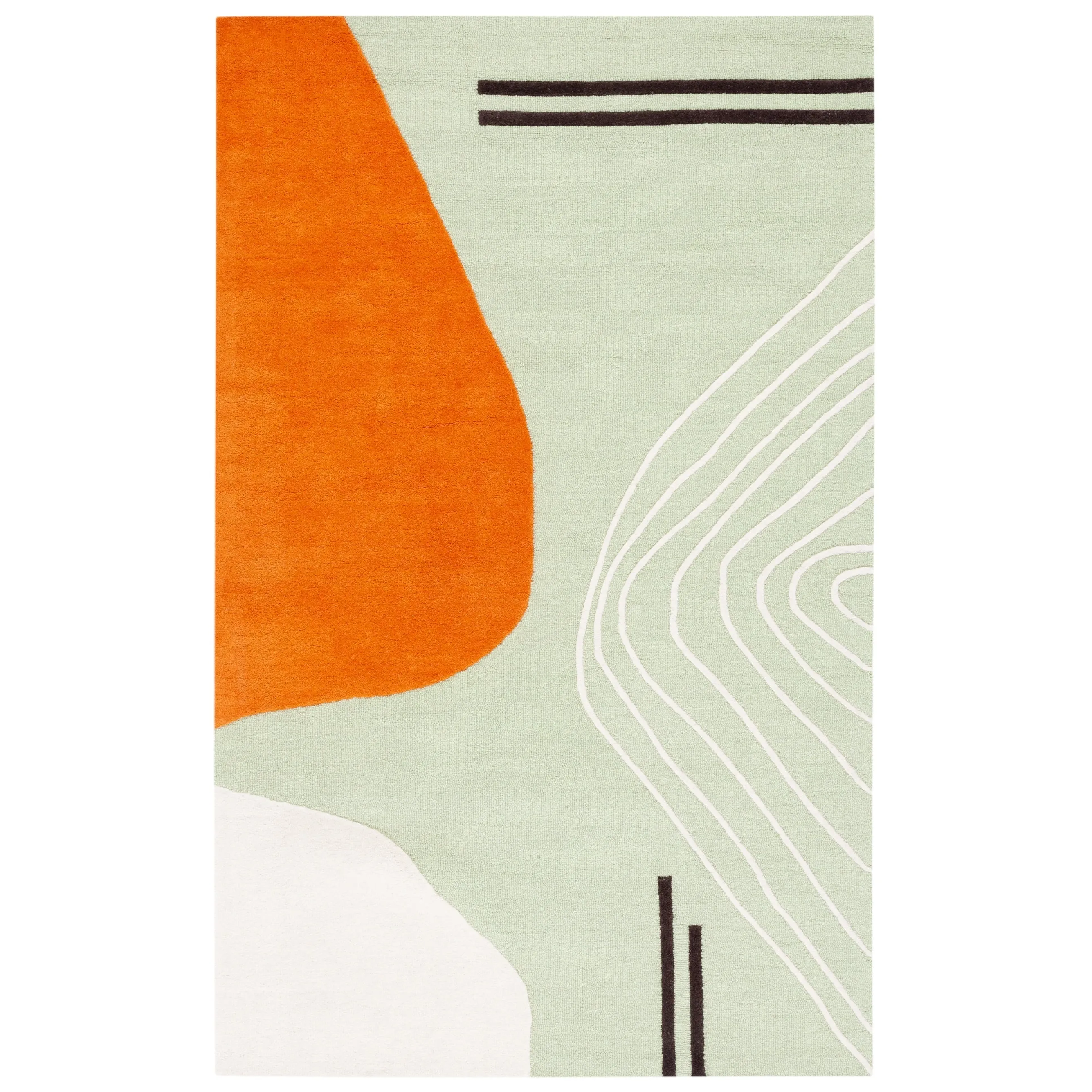 SAFAVIEH Handmade Rodeo Drive Abigayle Mid-Century Modern Wool Rug