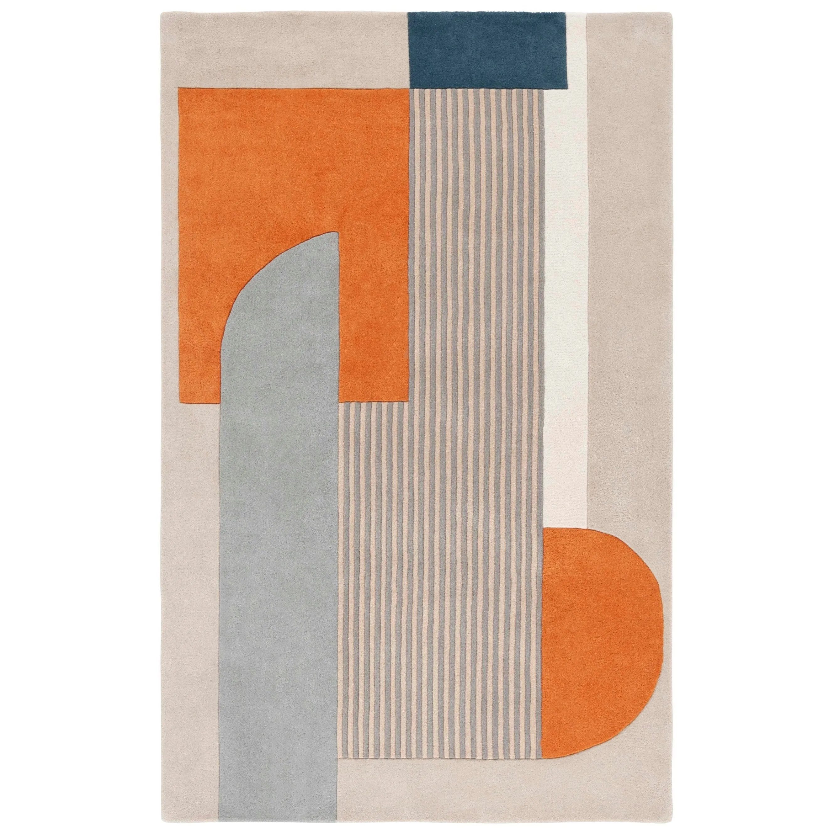 SAFAVIEH Handmade Rodeo Ulja Drive Mid-Century Modern Wool Rug