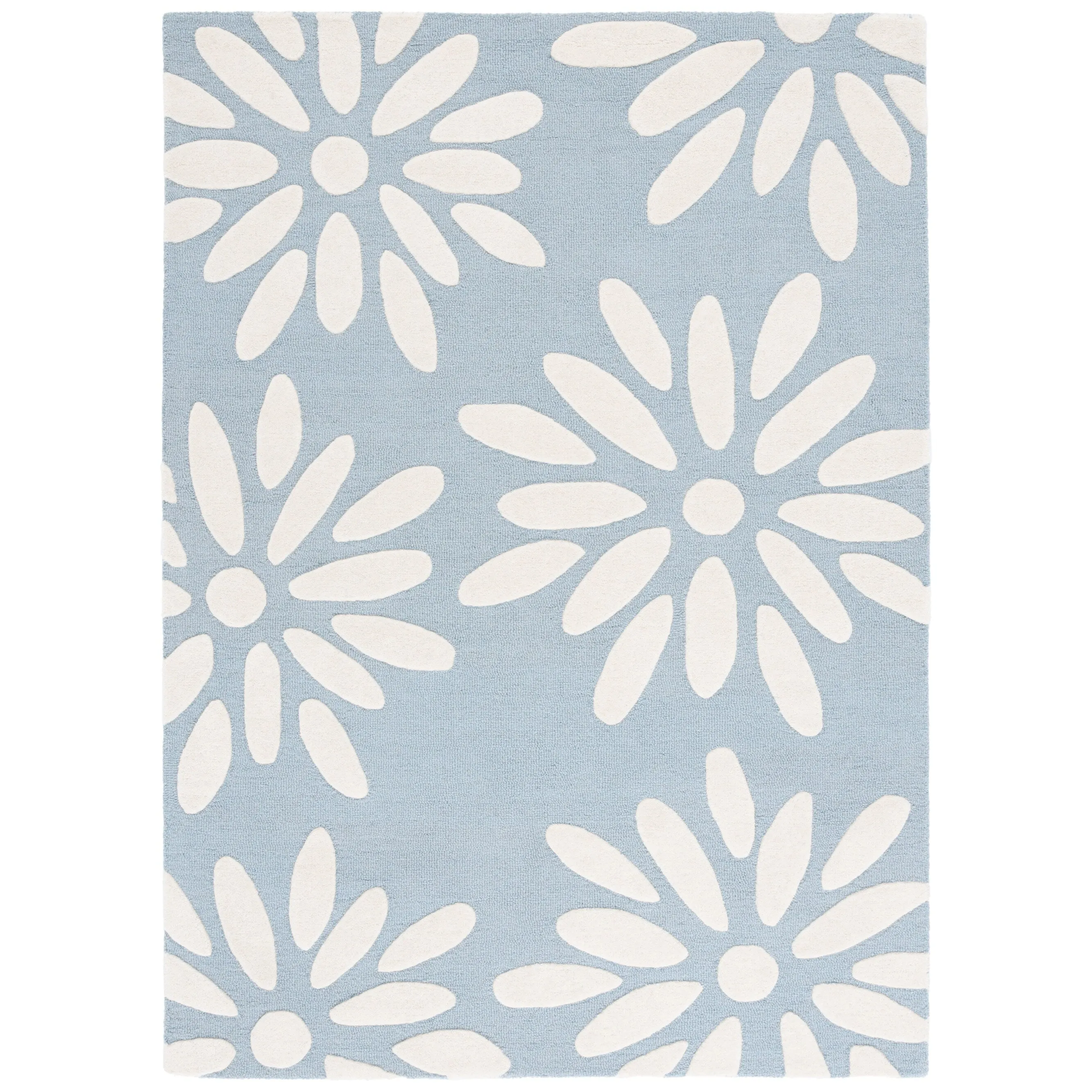 SAFAVIEH Handmade SAFAVIEH Kids Fleurette & Tween Wool Rug