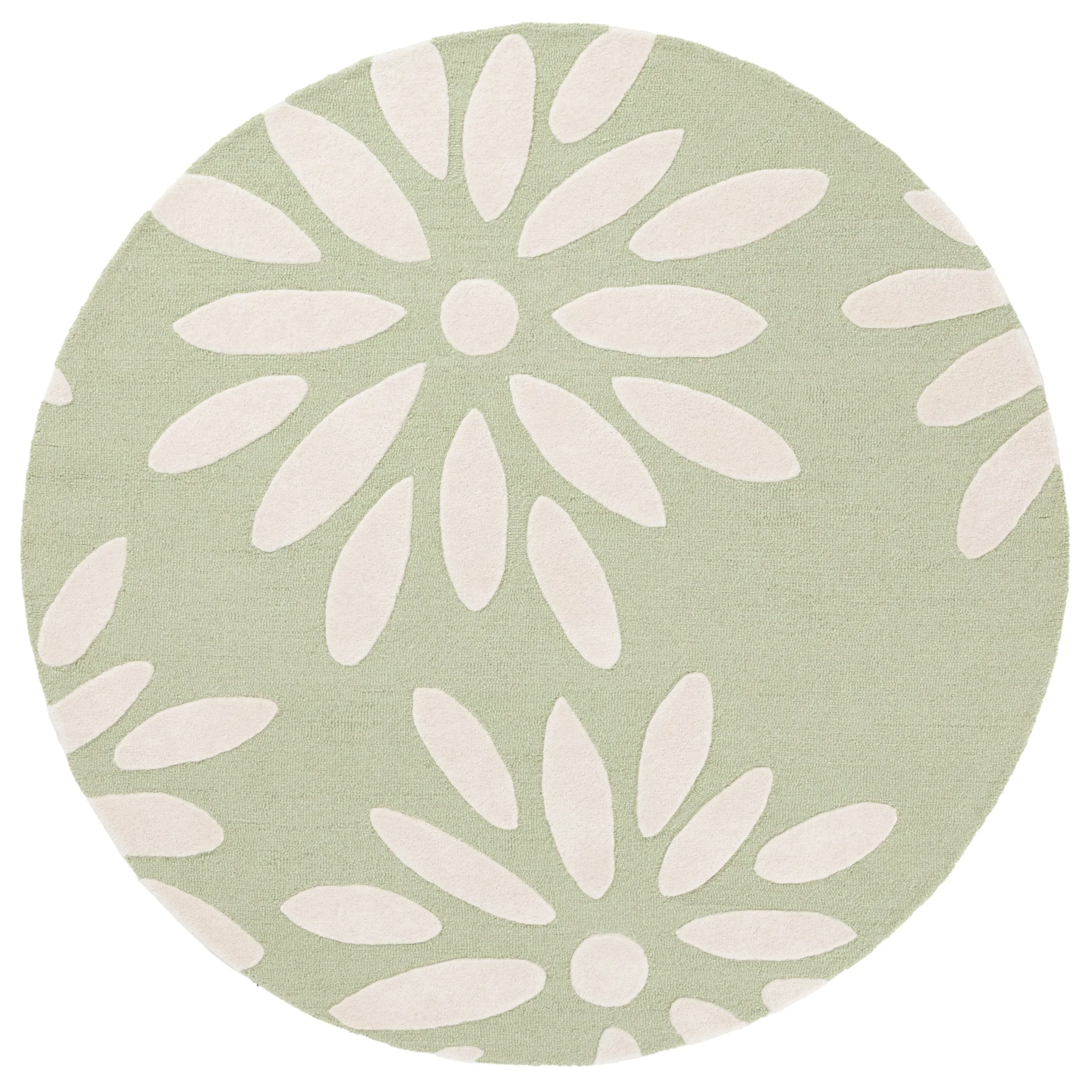 SAFAVIEH Handmade SAFAVIEH Kids Fleurette & Tween Wool Rug