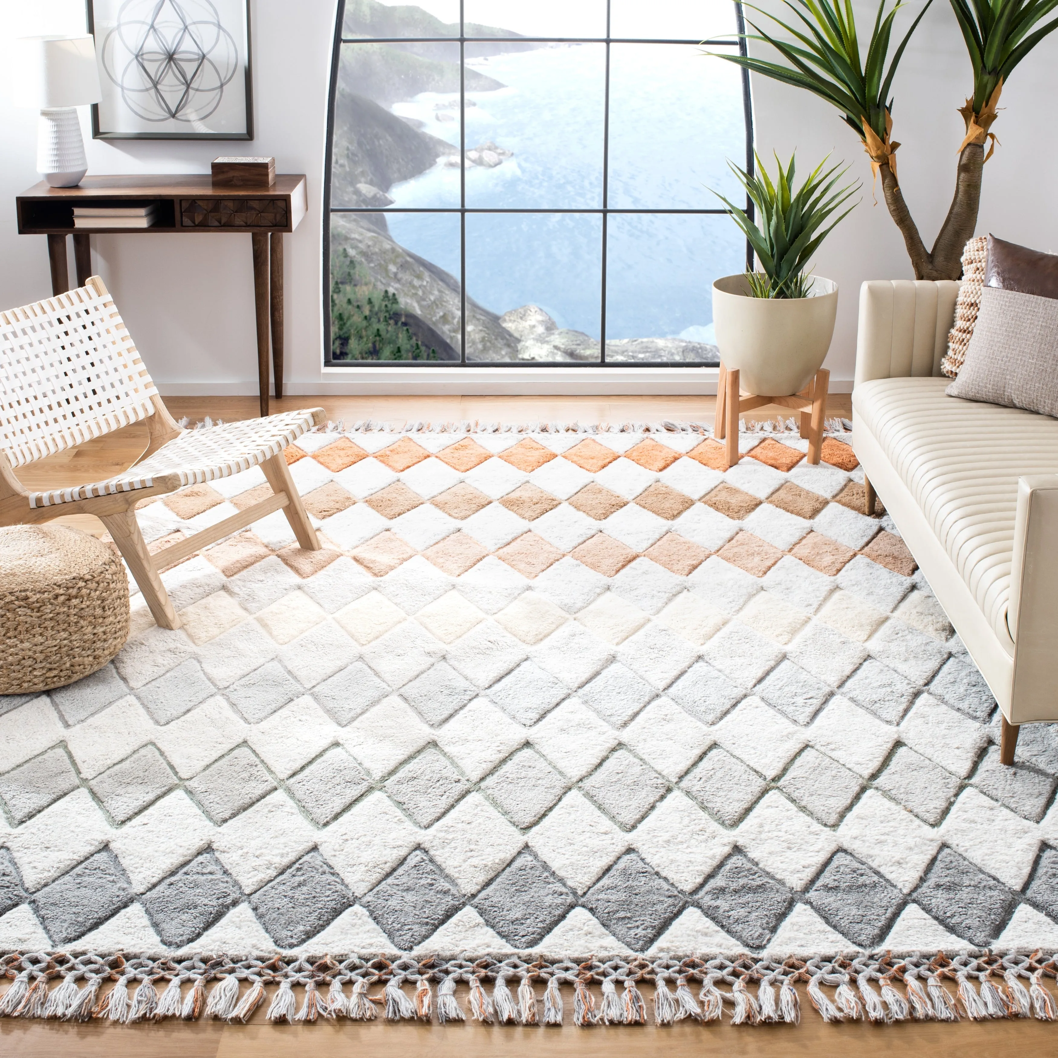 SAFAVIEH Handmade Sahara Brooklynn Moroccan Wool Rug-