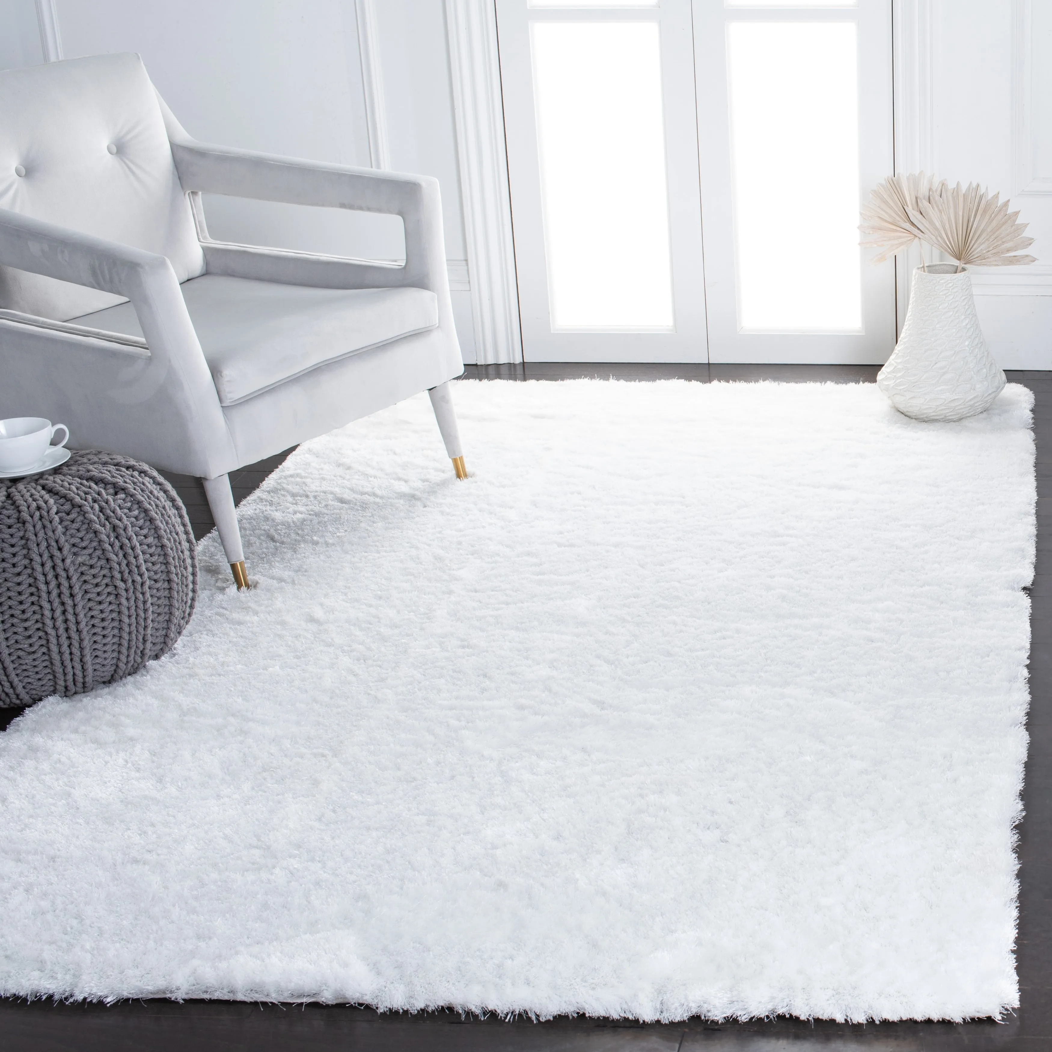SAFAVIEH Handmade Shag Brooklyn Shag 2-inch Thick Rug