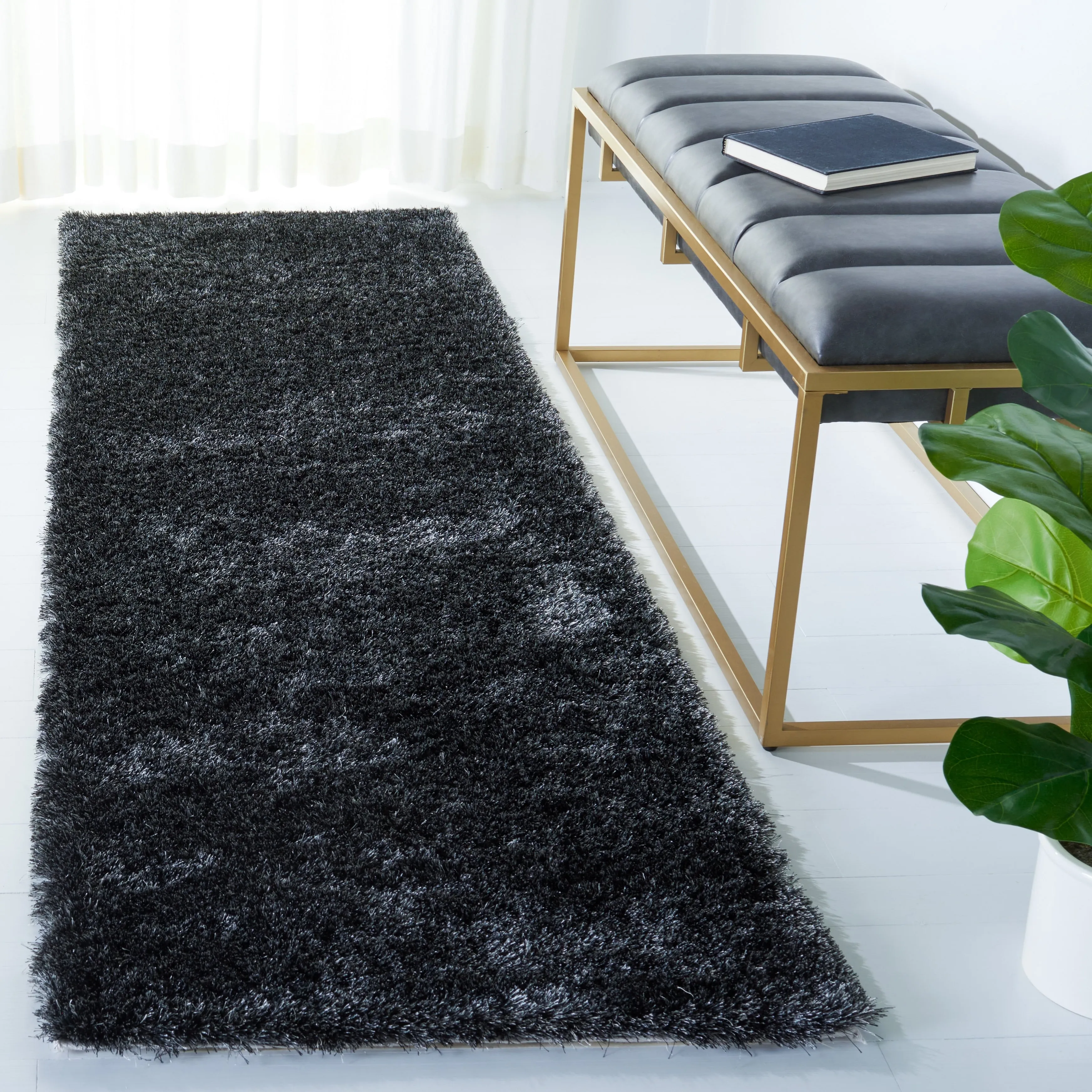 SAFAVIEH Handmade Shag Brooklyn Shag 2-inch Thick Rug
