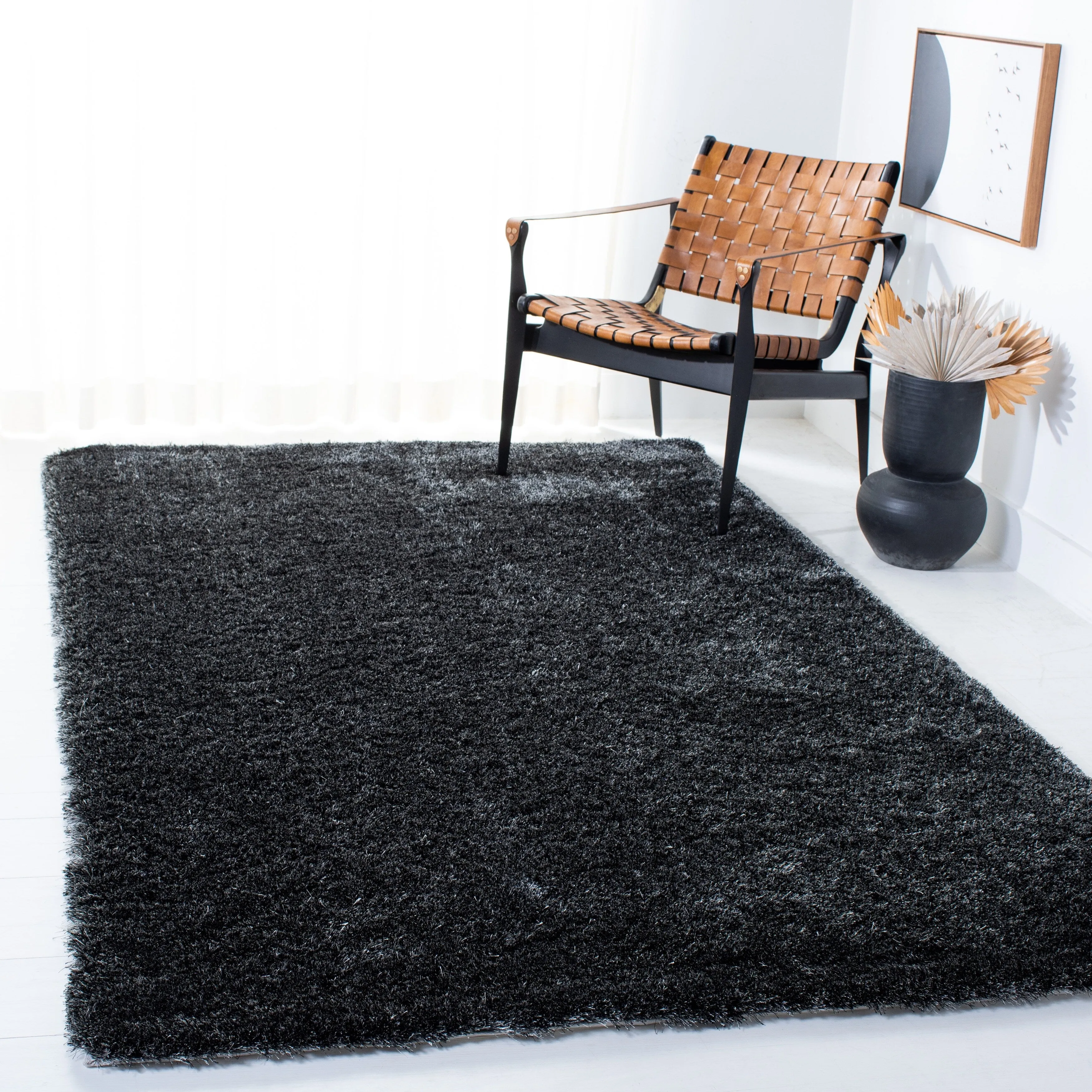 SAFAVIEH Handmade Shag Brooklyn Shag 2-inch Thick Rug