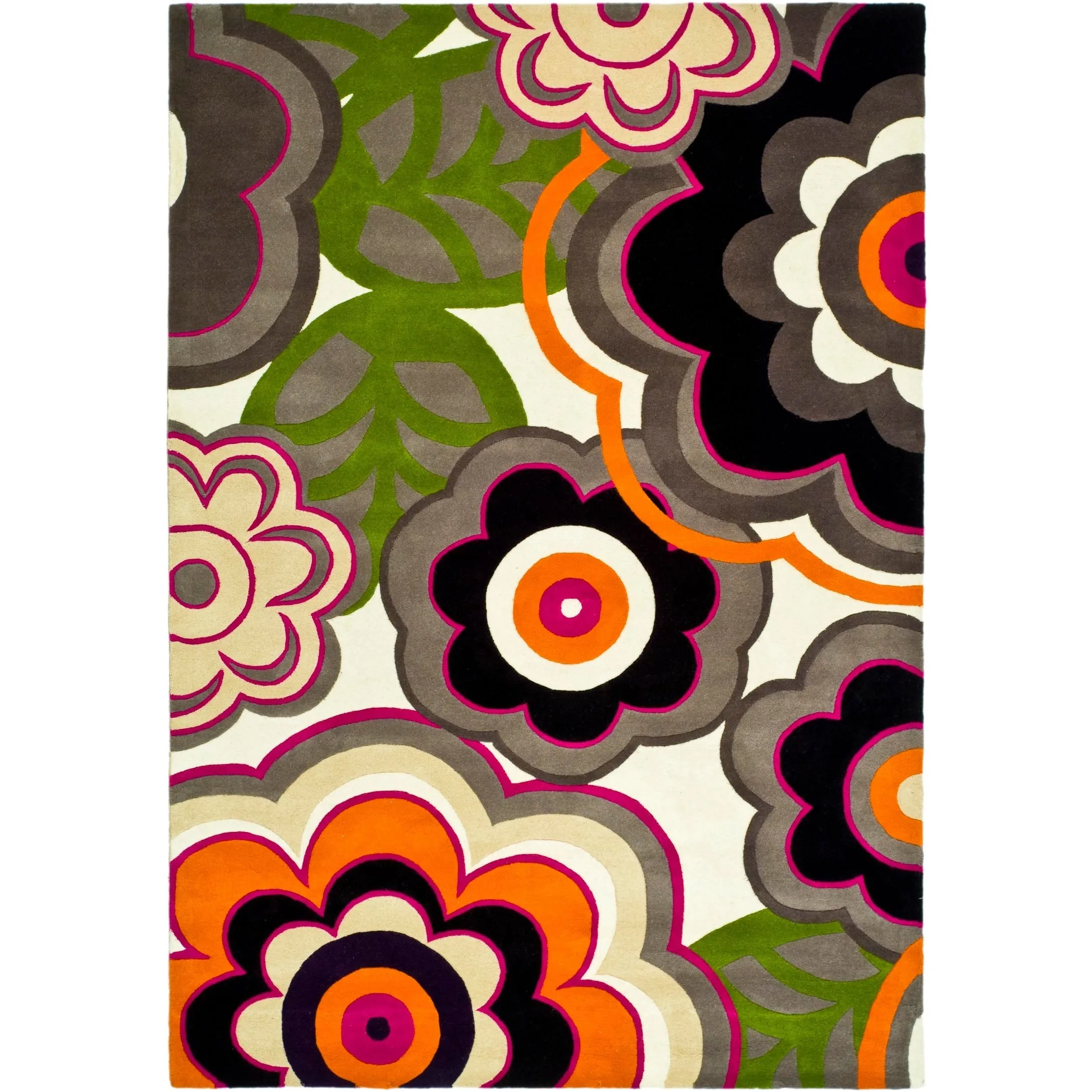 SAFAVIEH Handmade Soho Ashly Floral N.Z. Wool Rug