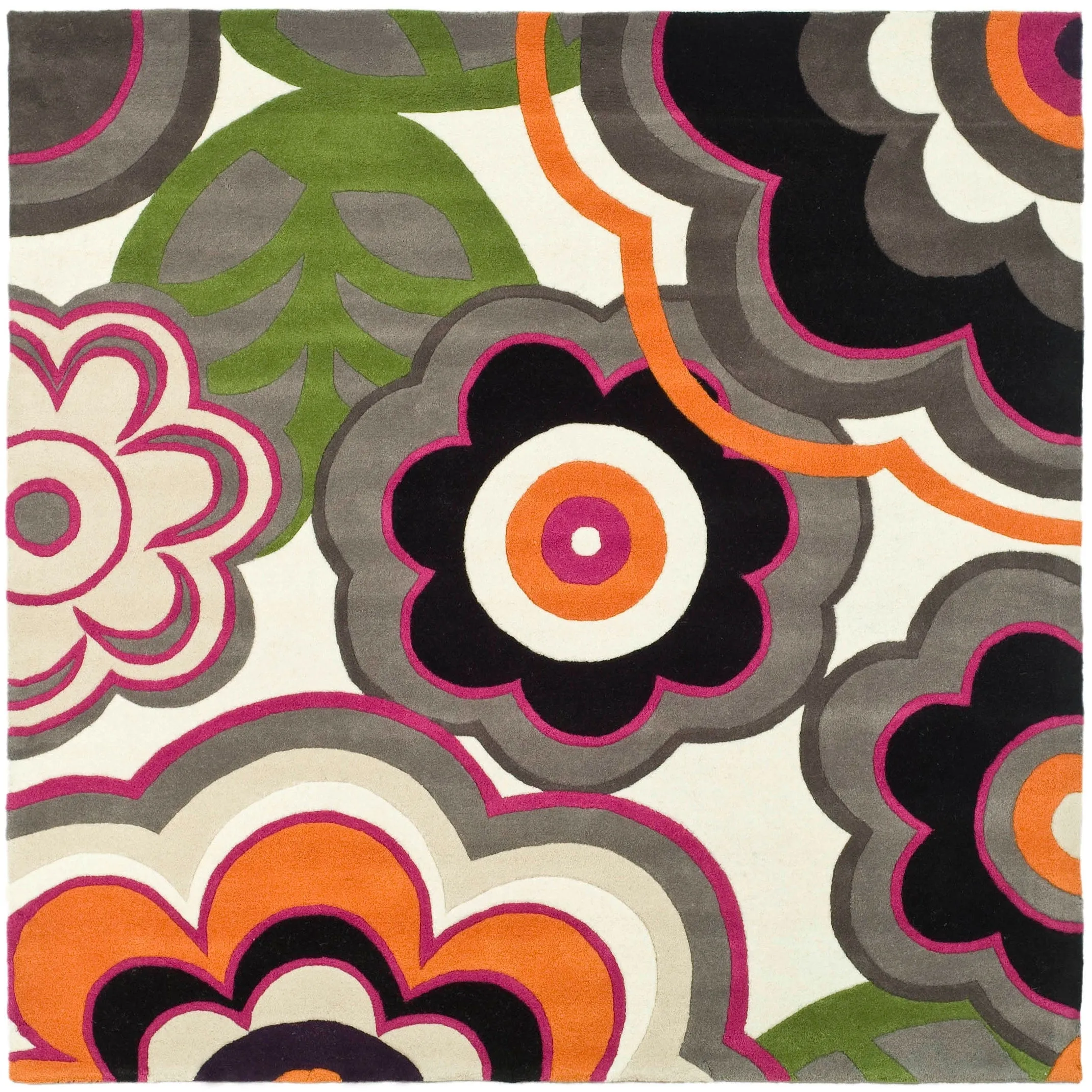 SAFAVIEH Handmade Soho Ashly Floral N.Z. Wool Rug