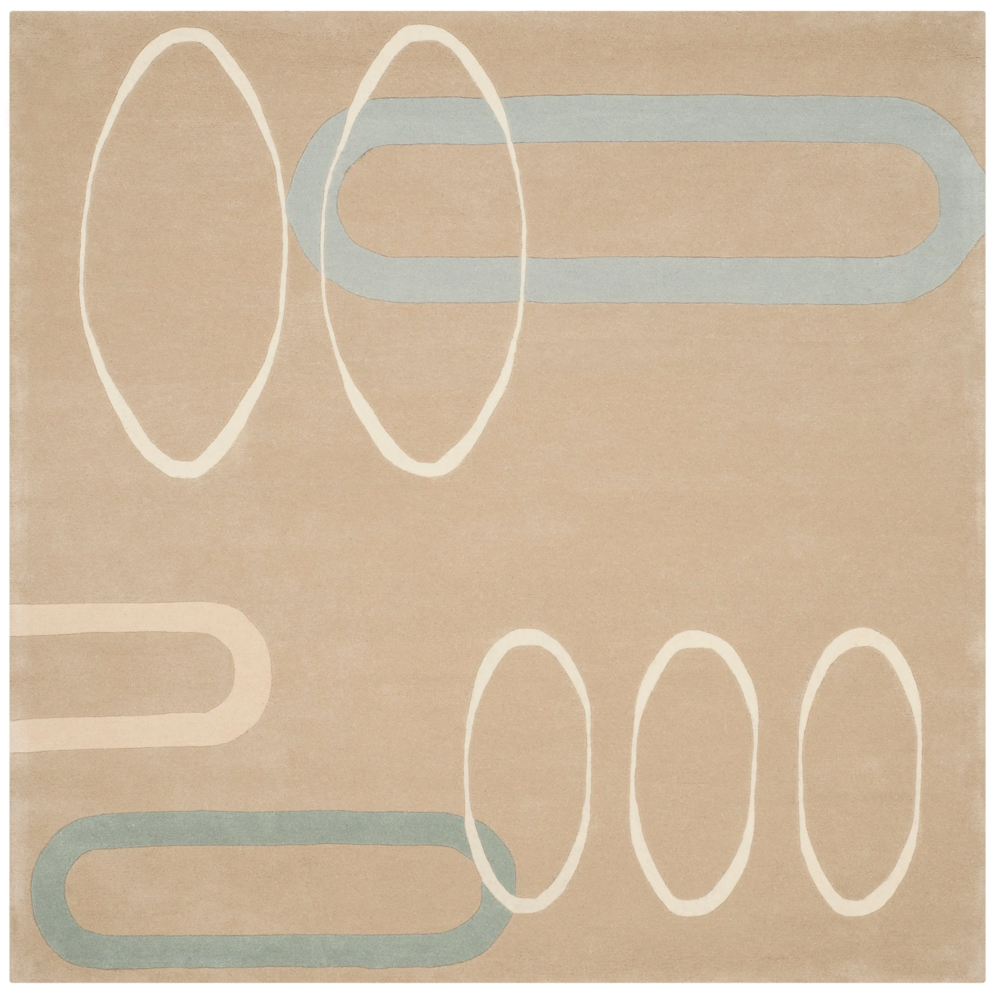 SAFAVIEH Handmade Soho Kalyn Ellipses Wool Rug