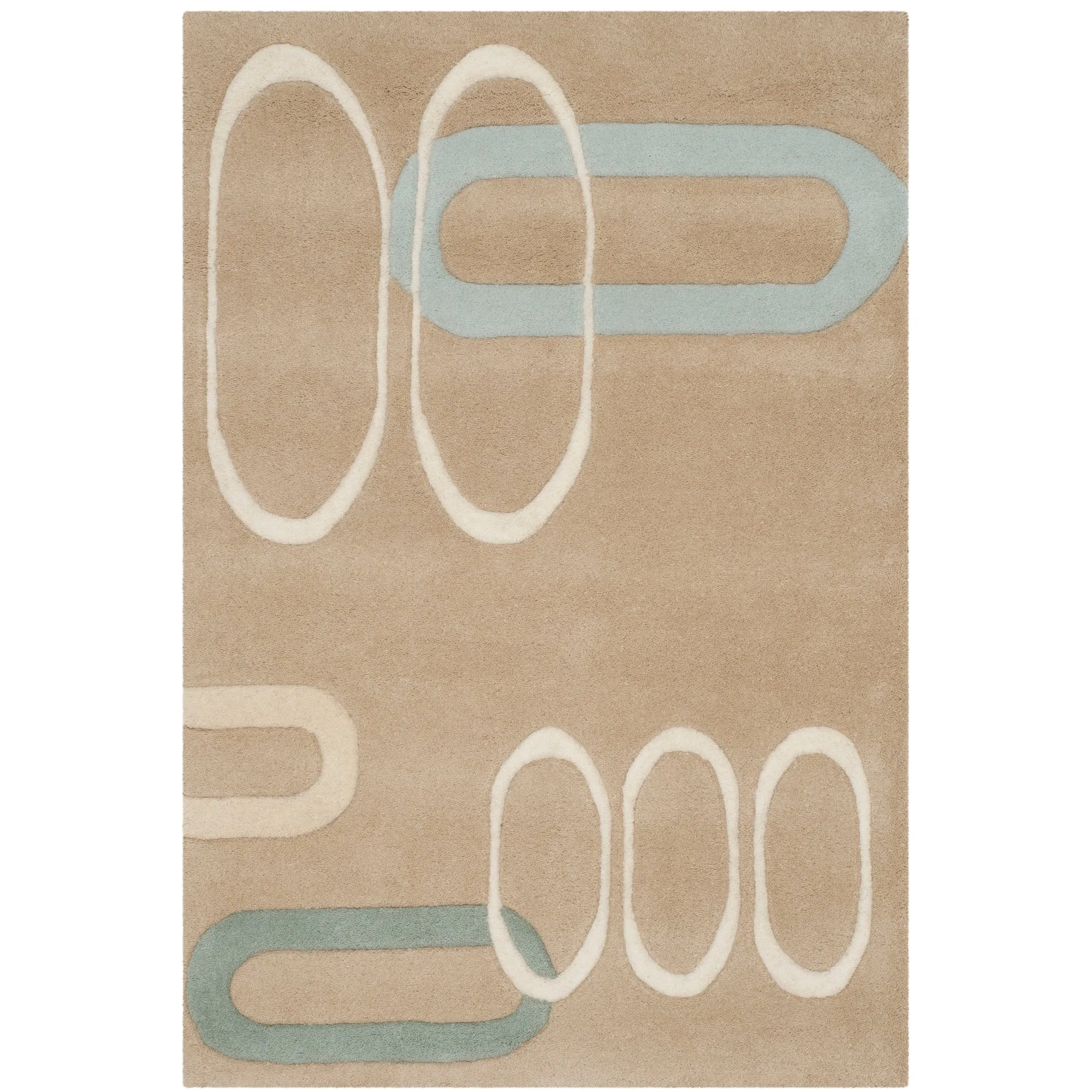 SAFAVIEH Handmade Soho Kalyn Ellipses Wool Rug