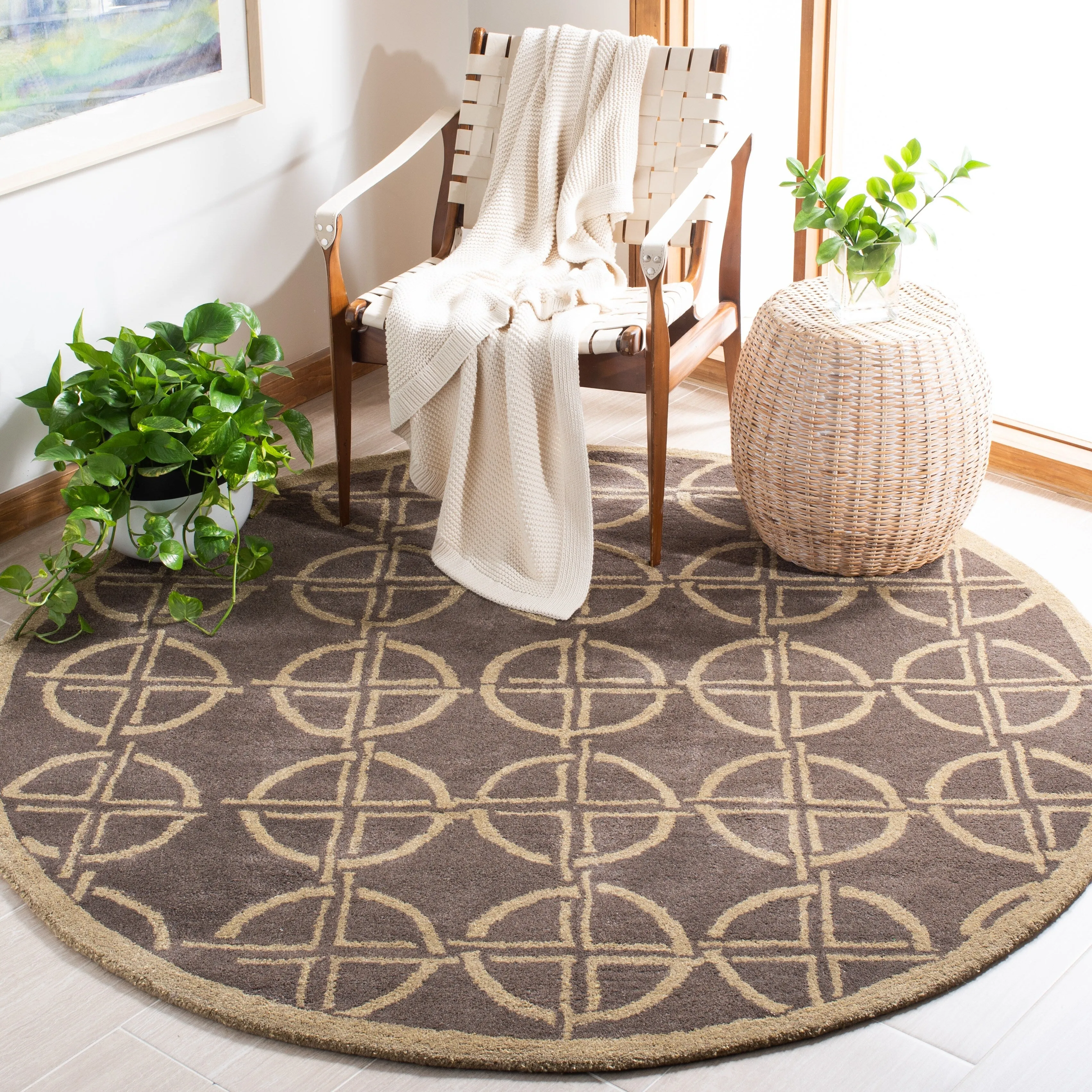 SAFAVIEH Handmade Soho Reyna Deco N.Z. Wool Rug