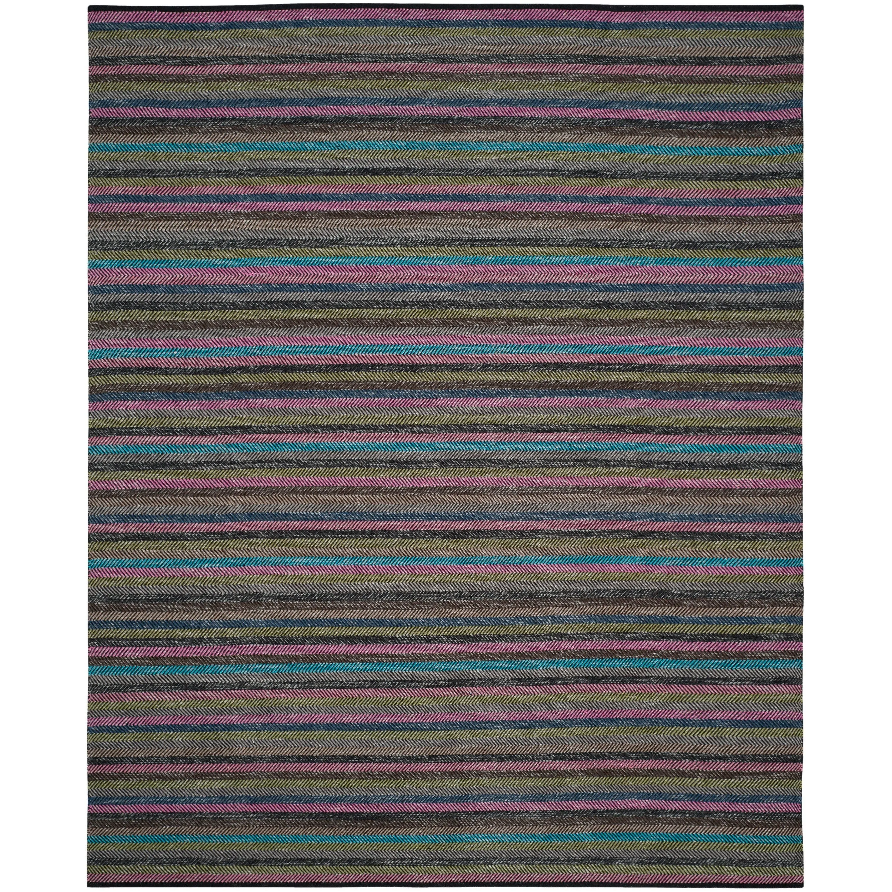 SAFAVIEH Handmade Striped Kilim Jenelle Stripe Wool Rug