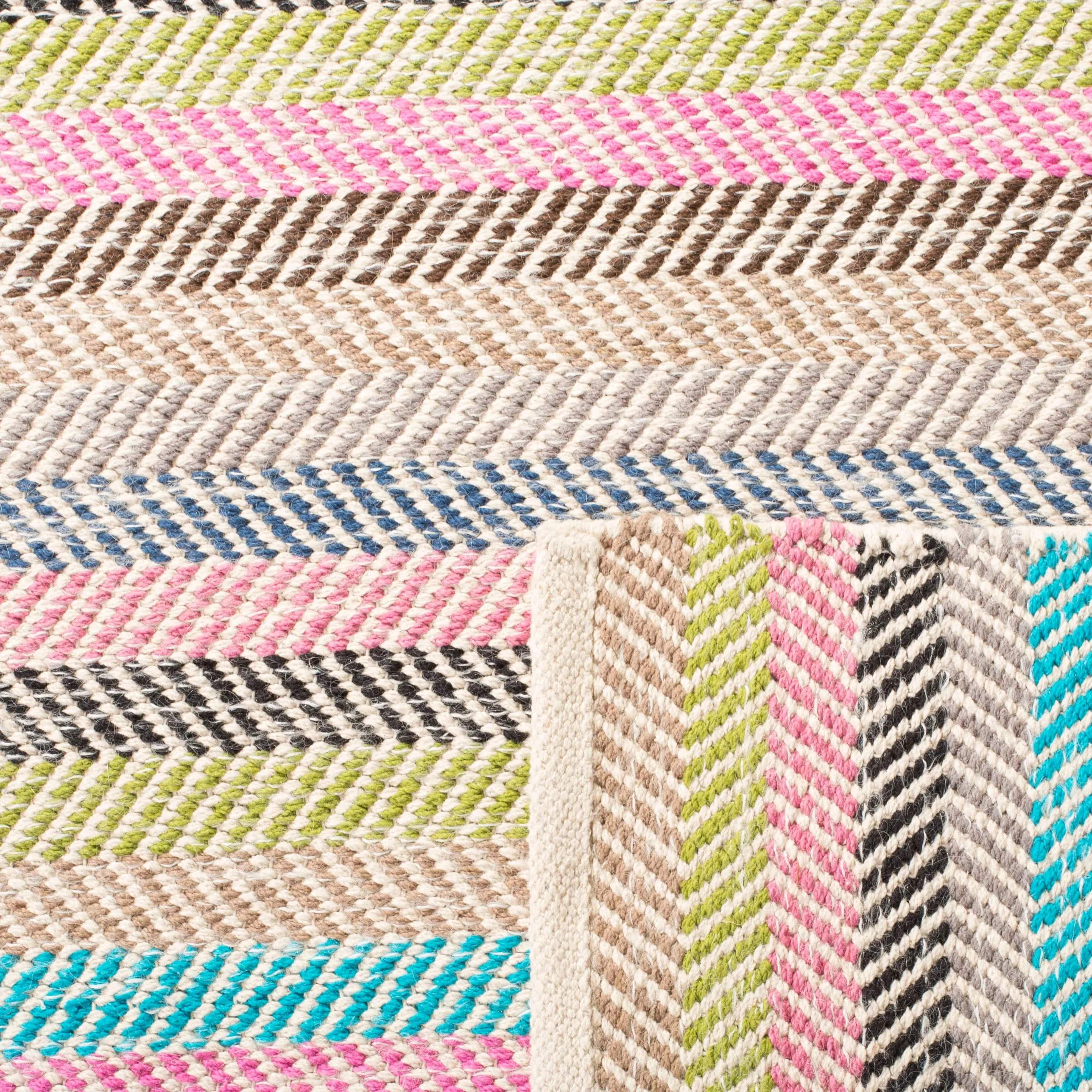 SAFAVIEH Handmade Striped Kilim Jenelle Stripe Wool Rug