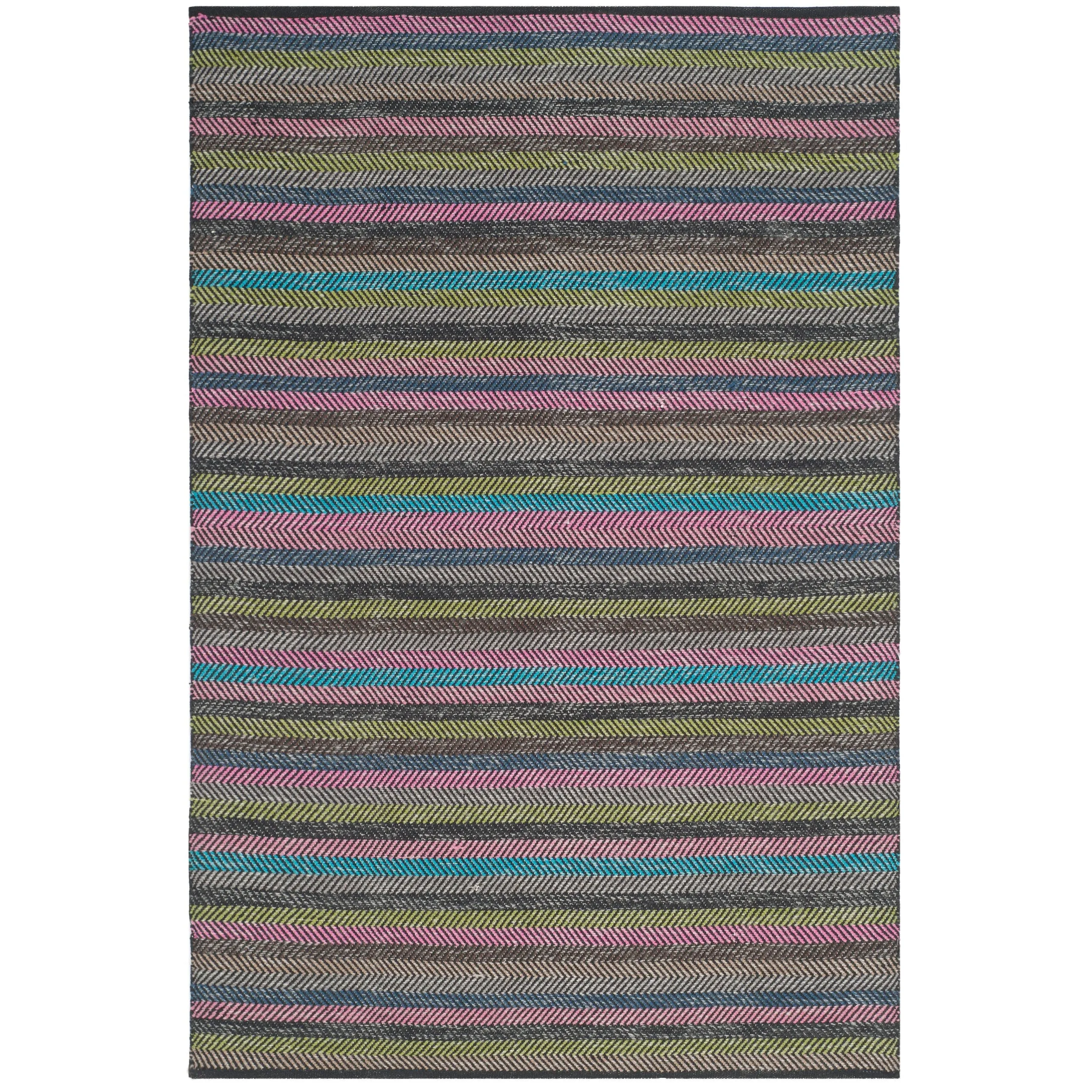 SAFAVIEH Handmade Striped Kilim Jenelle Stripe Wool Rug
