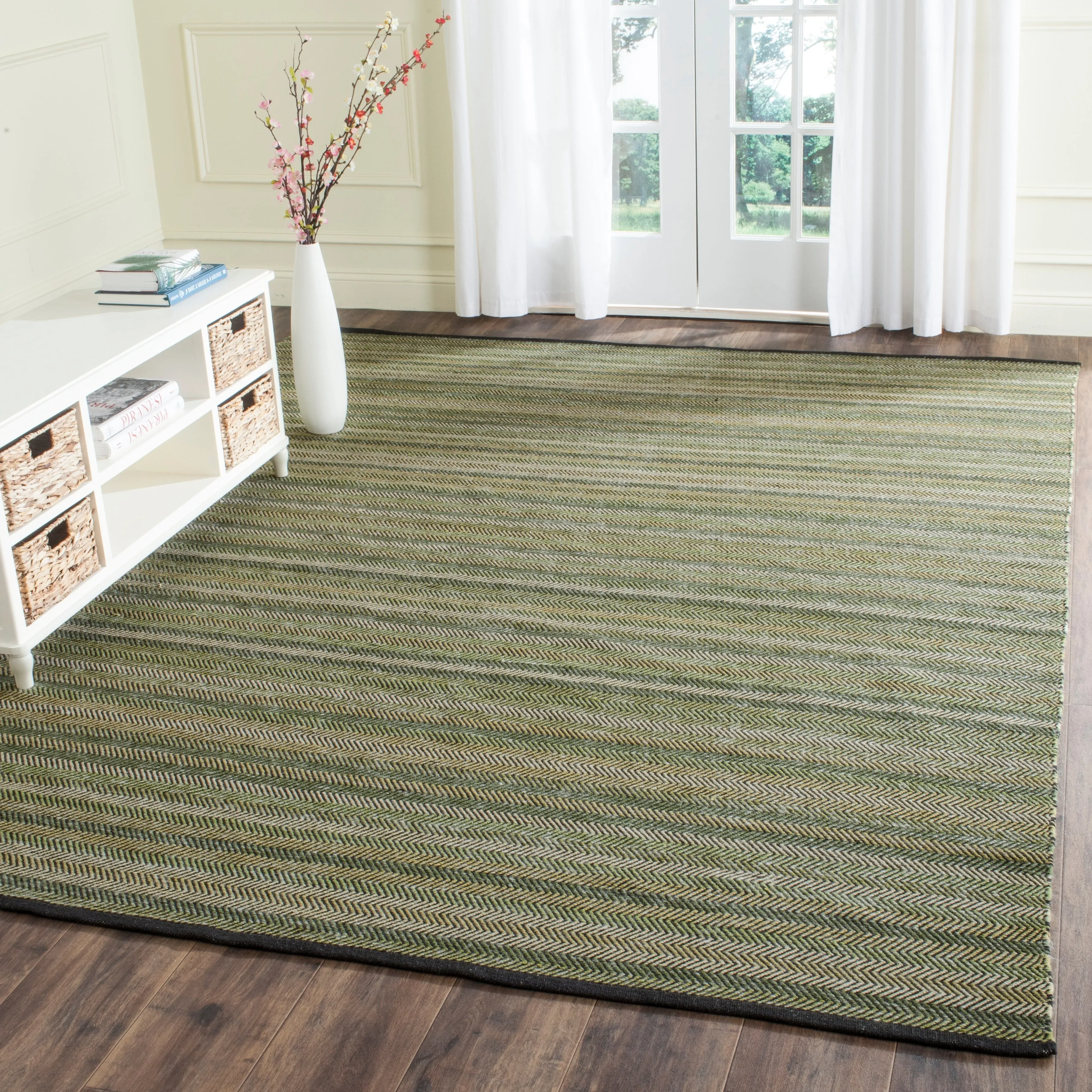 SAFAVIEH Handmade Striped Kilim Jenelle Stripe Wool Rug
