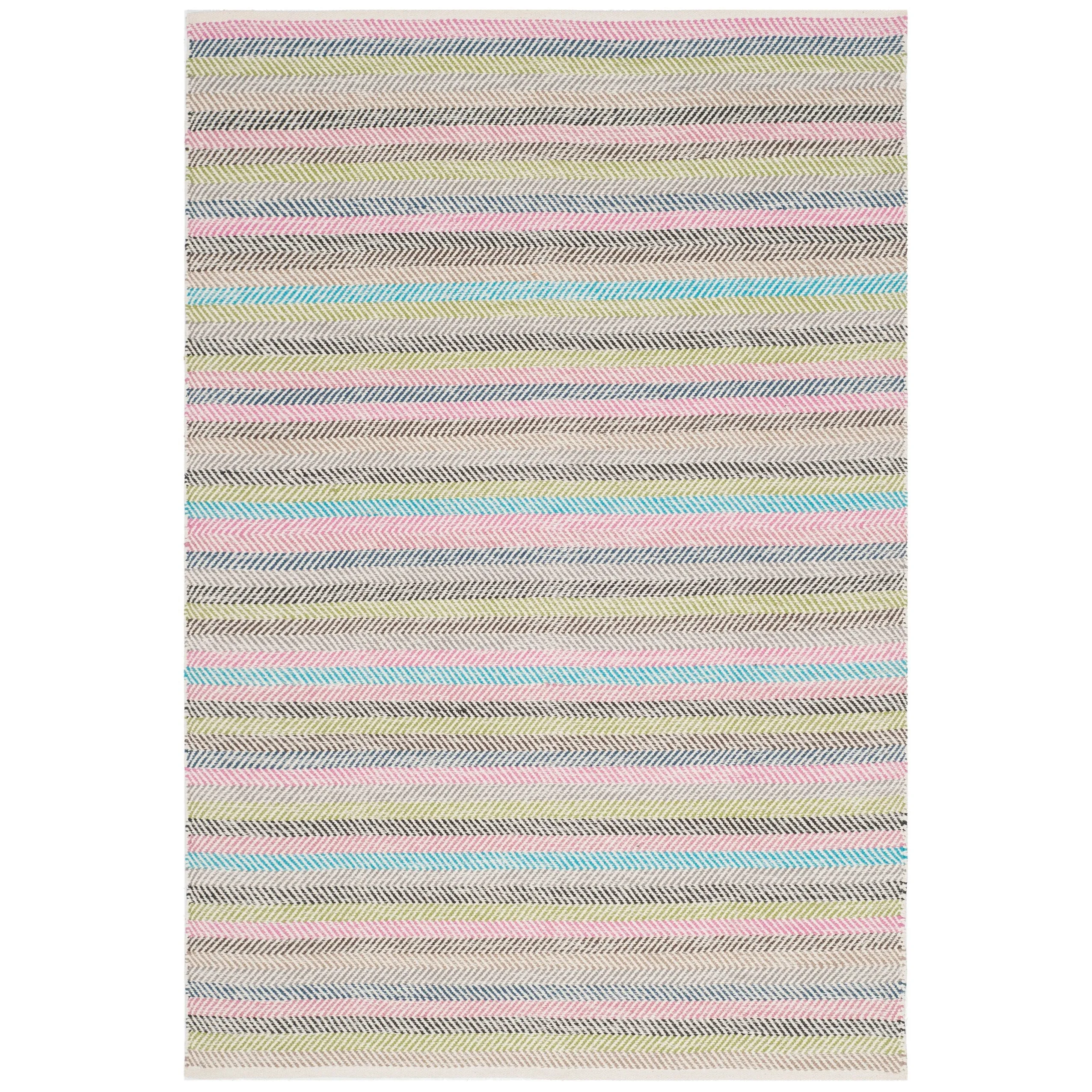 SAFAVIEH Handmade Striped Kilim Jenelle Stripe Wool Rug