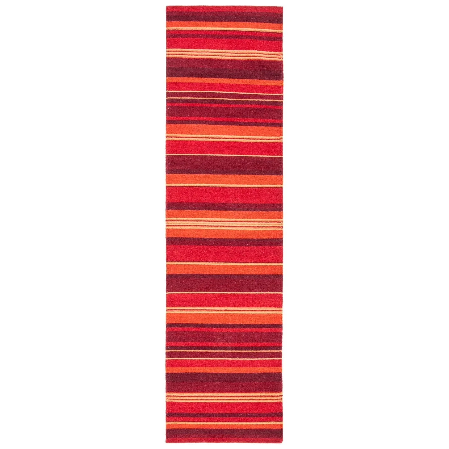 SAFAVIEH Handmade Striped Kilim Torrie Casual Wool Rug