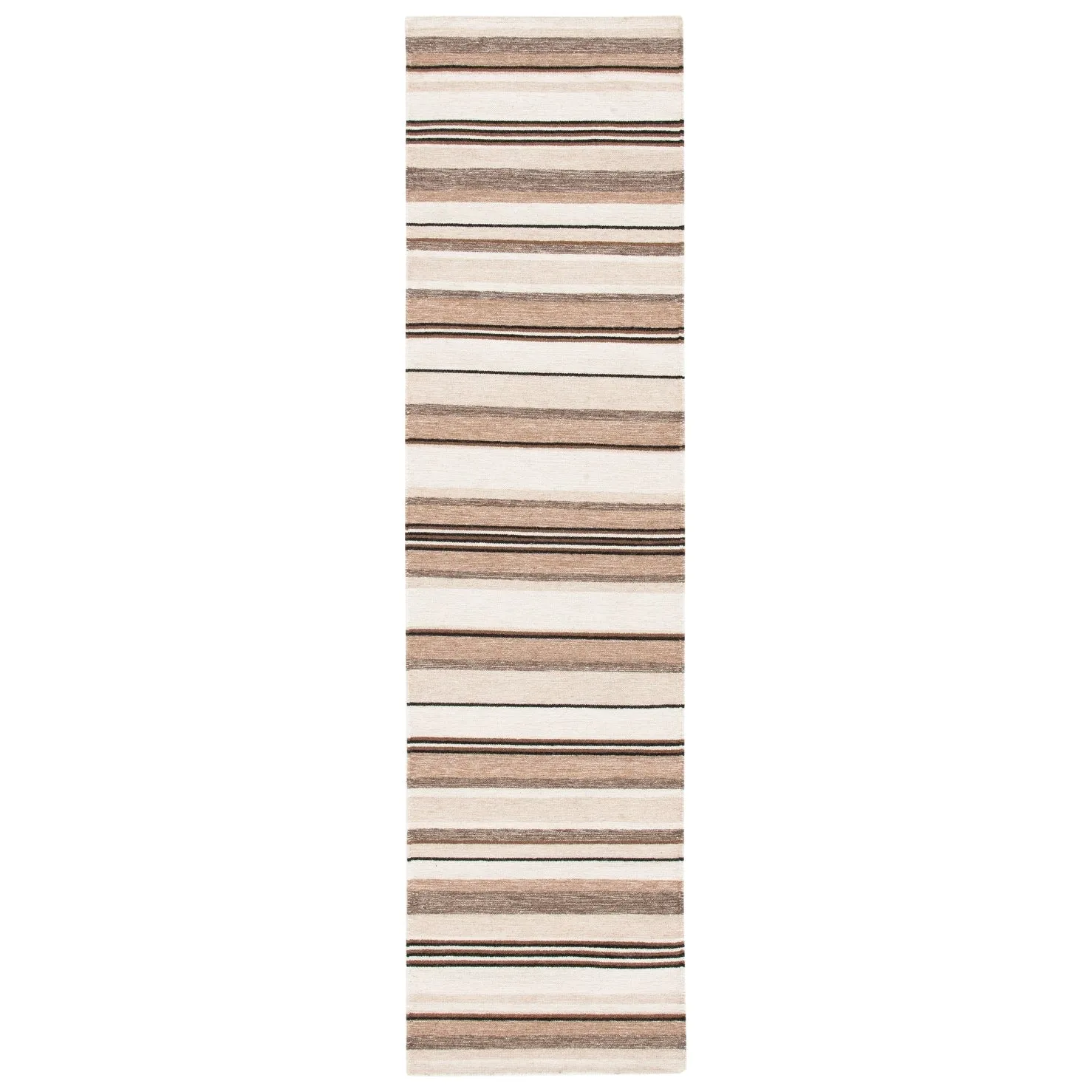 SAFAVIEH Handmade Striped Kilim Torrie Casual Wool Rug
