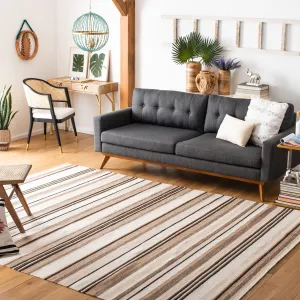 SAFAVIEH Handmade Striped Kilim Torrie Casual Wool Rug