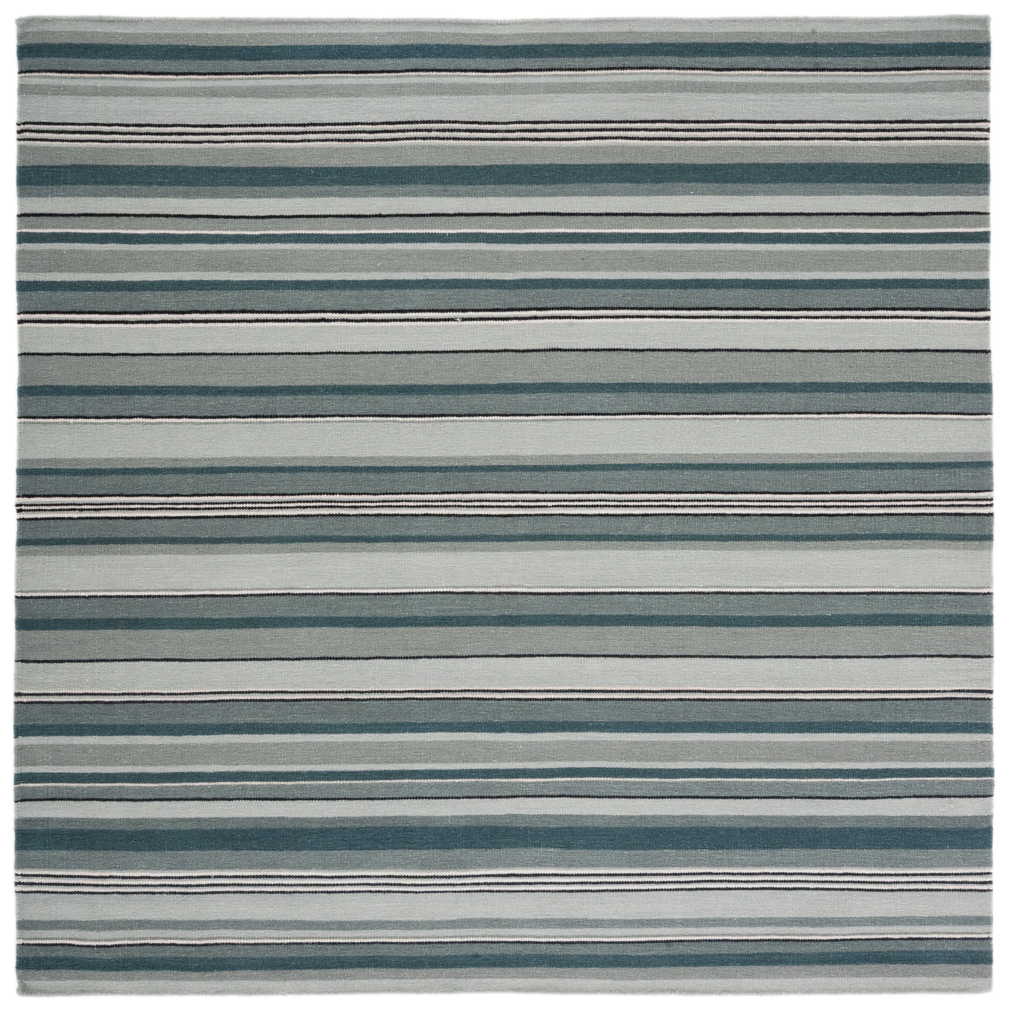 SAFAVIEH Handmade Striped Kilim Torrie Casual Wool Rug