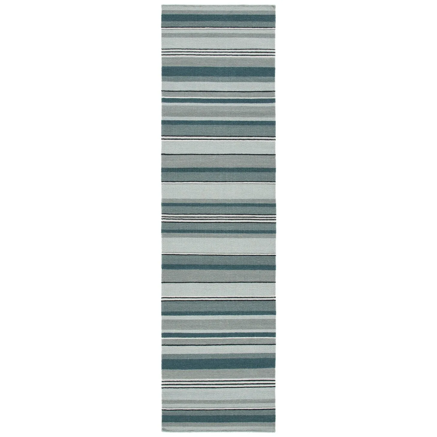SAFAVIEH Handmade Striped Kilim Torrie Casual Wool Rug