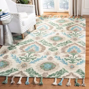 SAFAVIEH Handmade Suzani Buse Boho Tribal Wool Rug