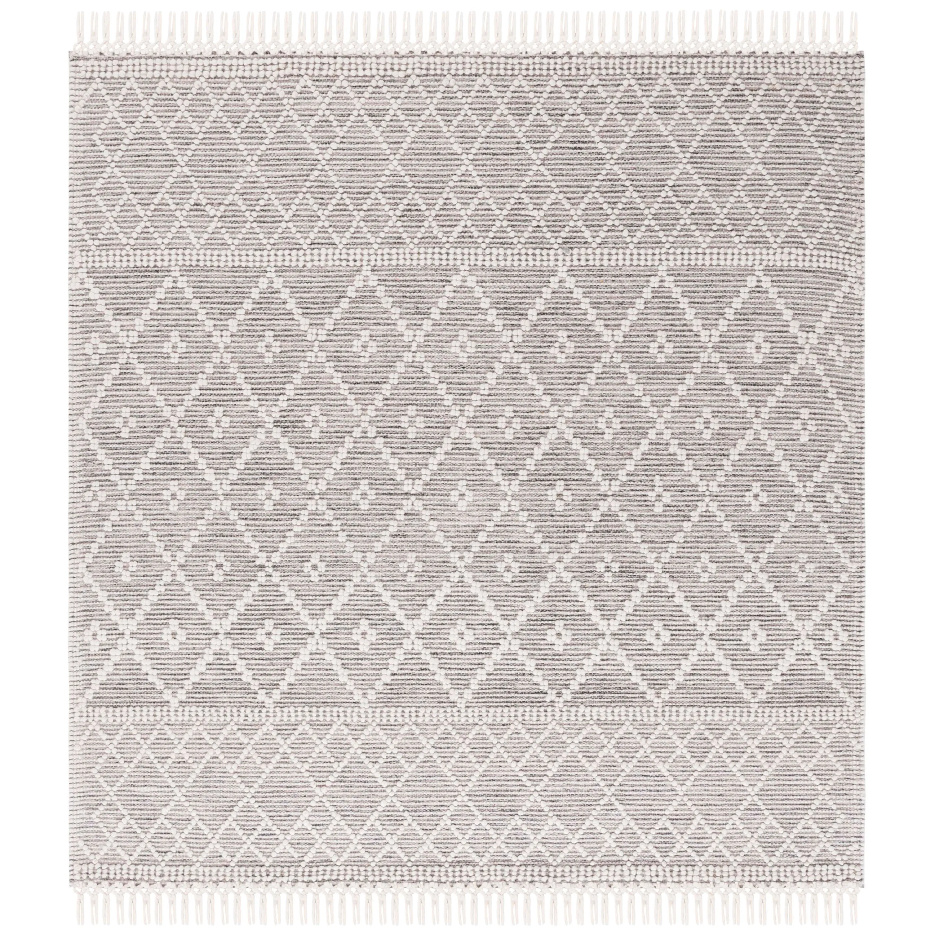 SAFAVIEH Handmade Vermont Gillian Boho Wool Fringe Rug