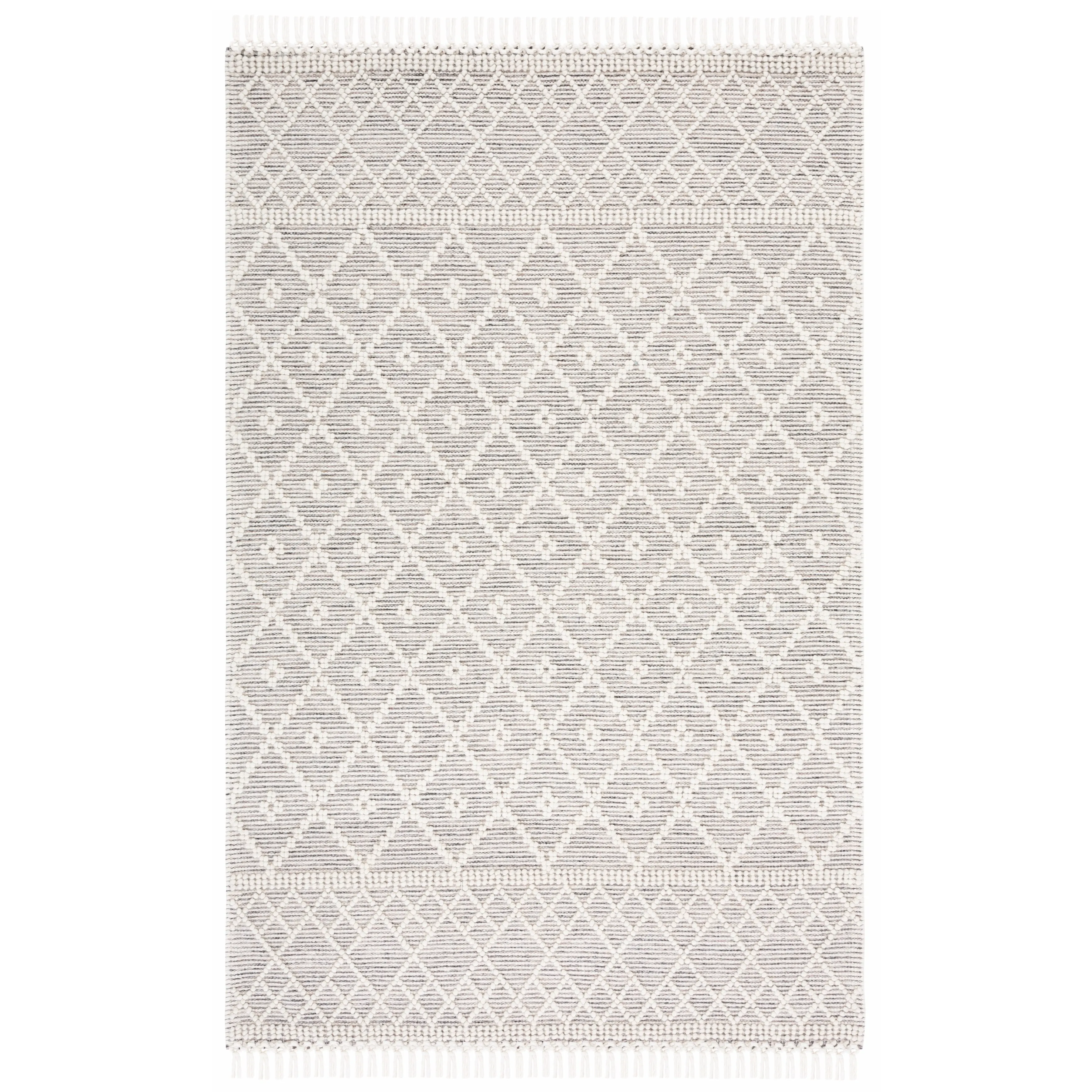 SAFAVIEH Handmade Vermont Gillian Boho Wool Fringe Rug