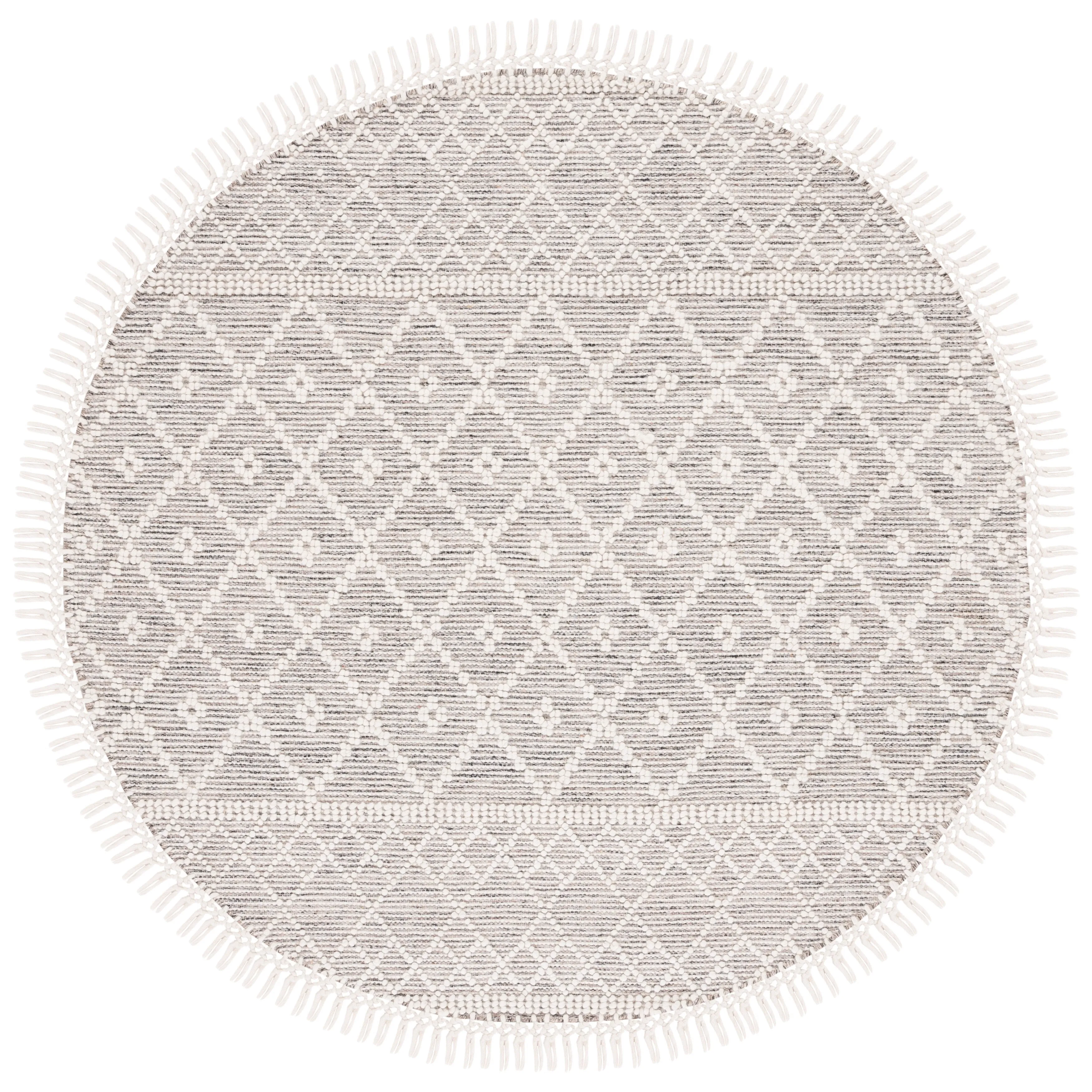 SAFAVIEH Handmade Vermont Gillian Boho Wool Fringe Rug