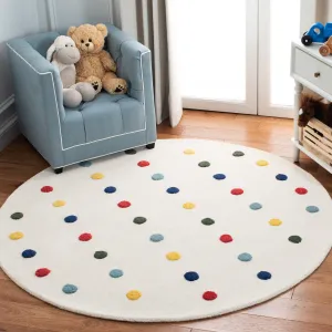 SAFAVIEH. Kids Jerilynn Polka Dot Wool Rug