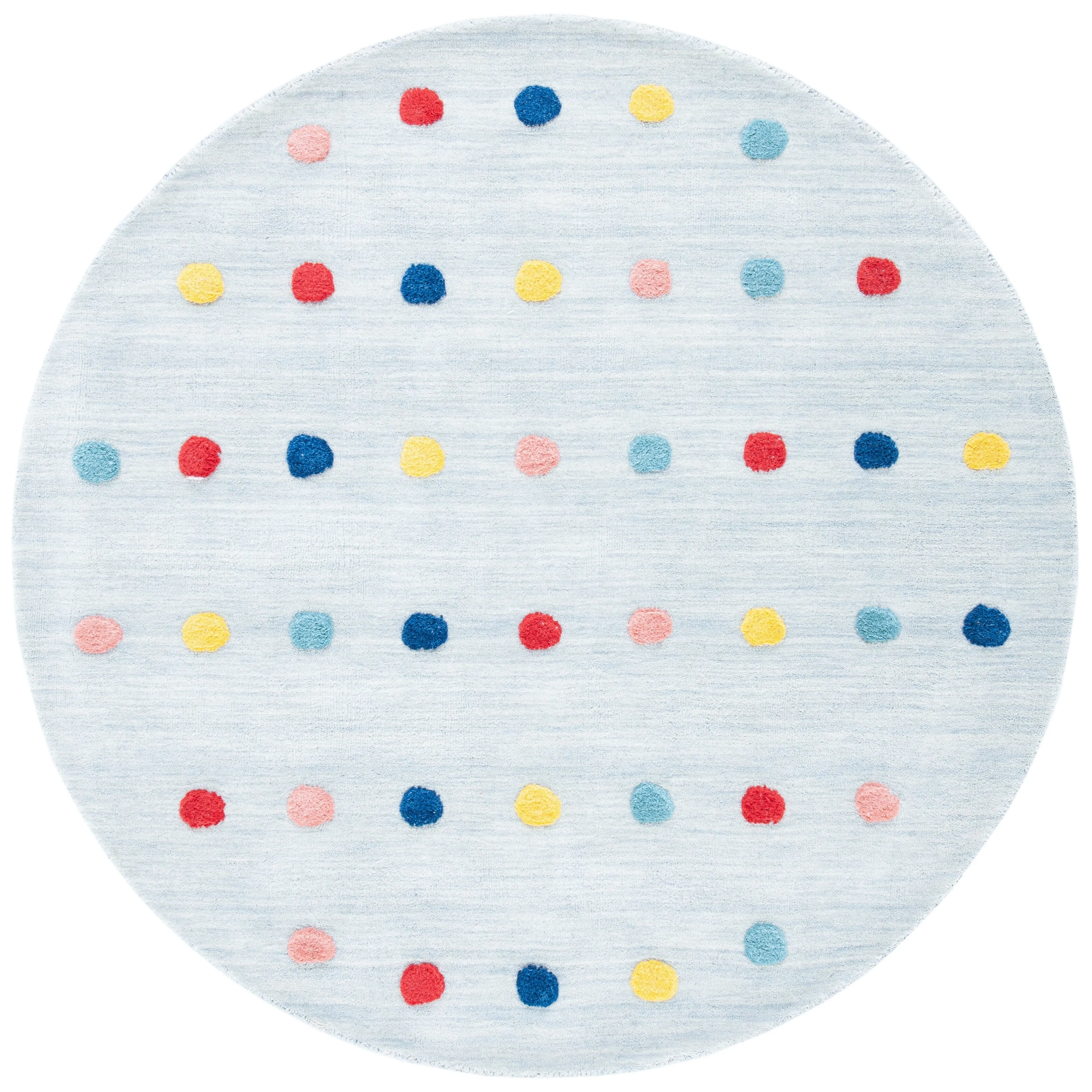 SAFAVIEH Kids Karan Polka Dot Wool Rug