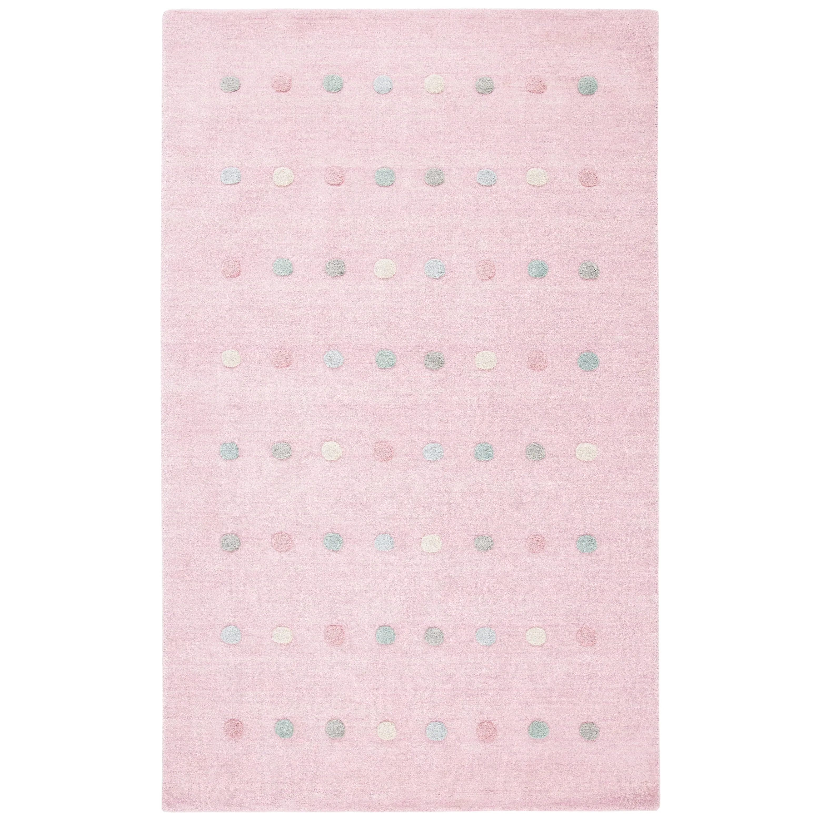 SAFAVIEH Kids Karan Polka Dot Wool Rug