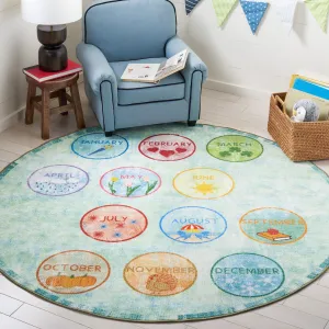 SAFAVIEH Kids Playhouse Machine Washable Slip Resistant Ronna Alphabet