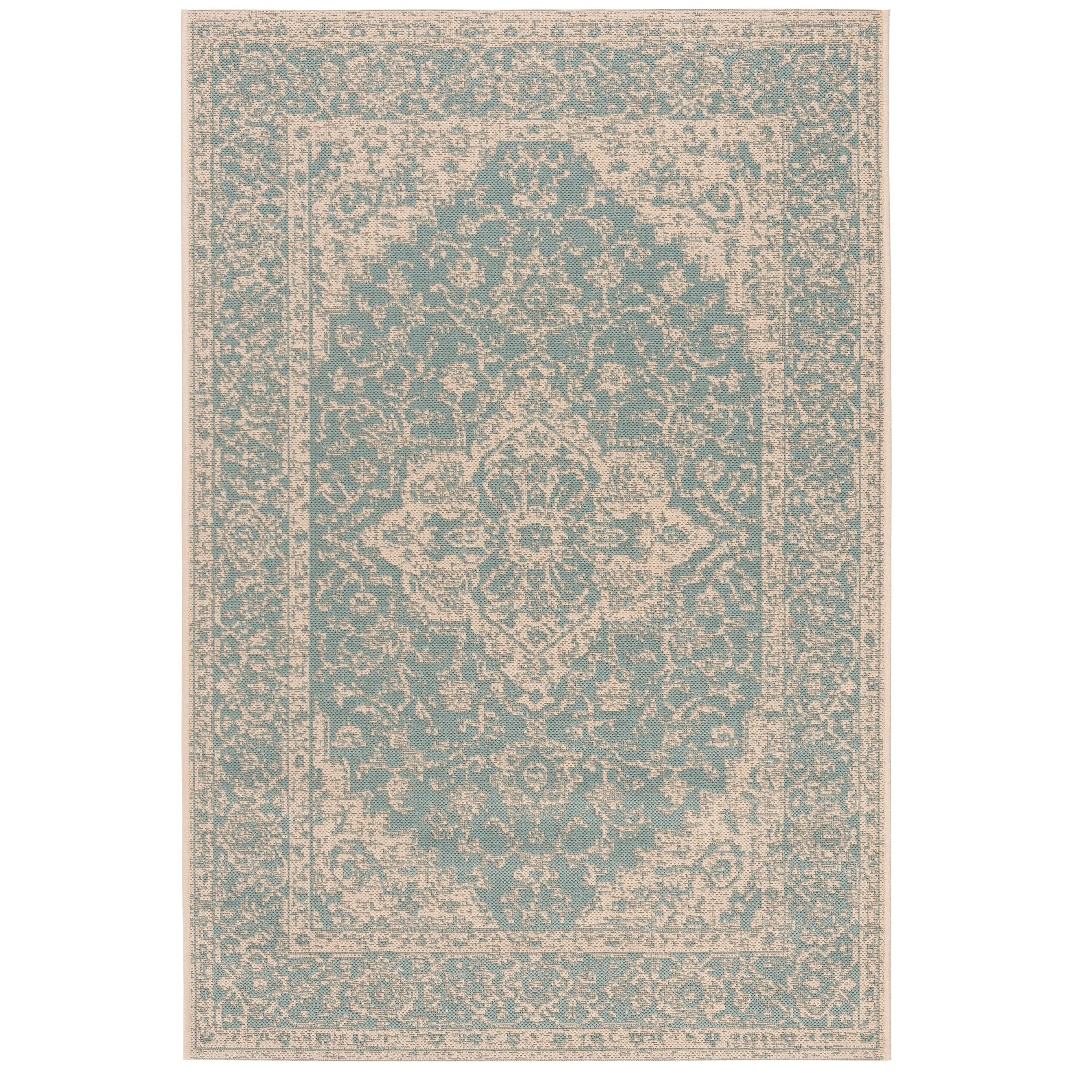 SAFAVIEH Linden Louann Indoor/ Outdoor Waterproof Patio Backyard Rug